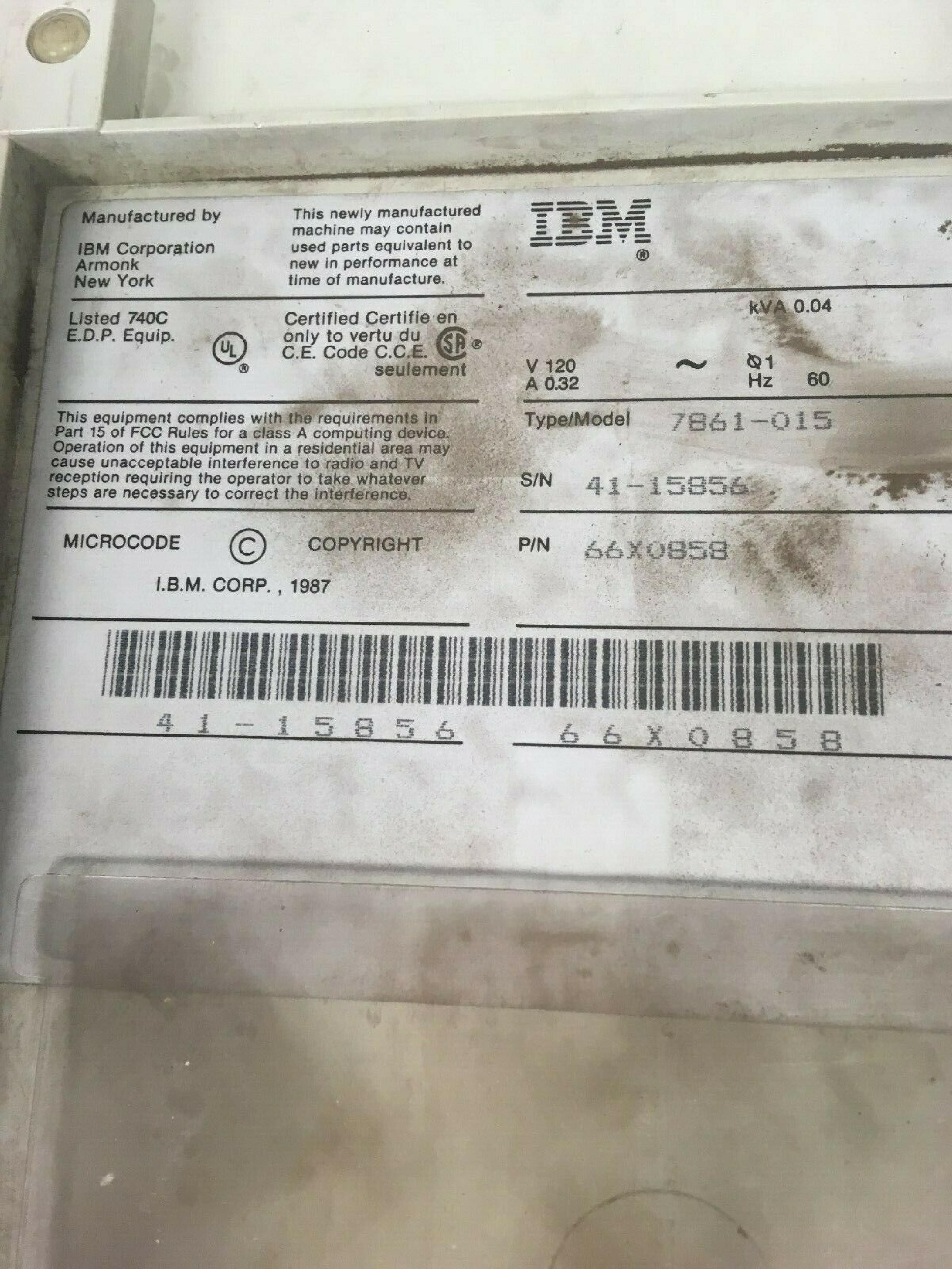 IBM 66X0858 HIGH-PERFORMANCE MODEM 66X0858