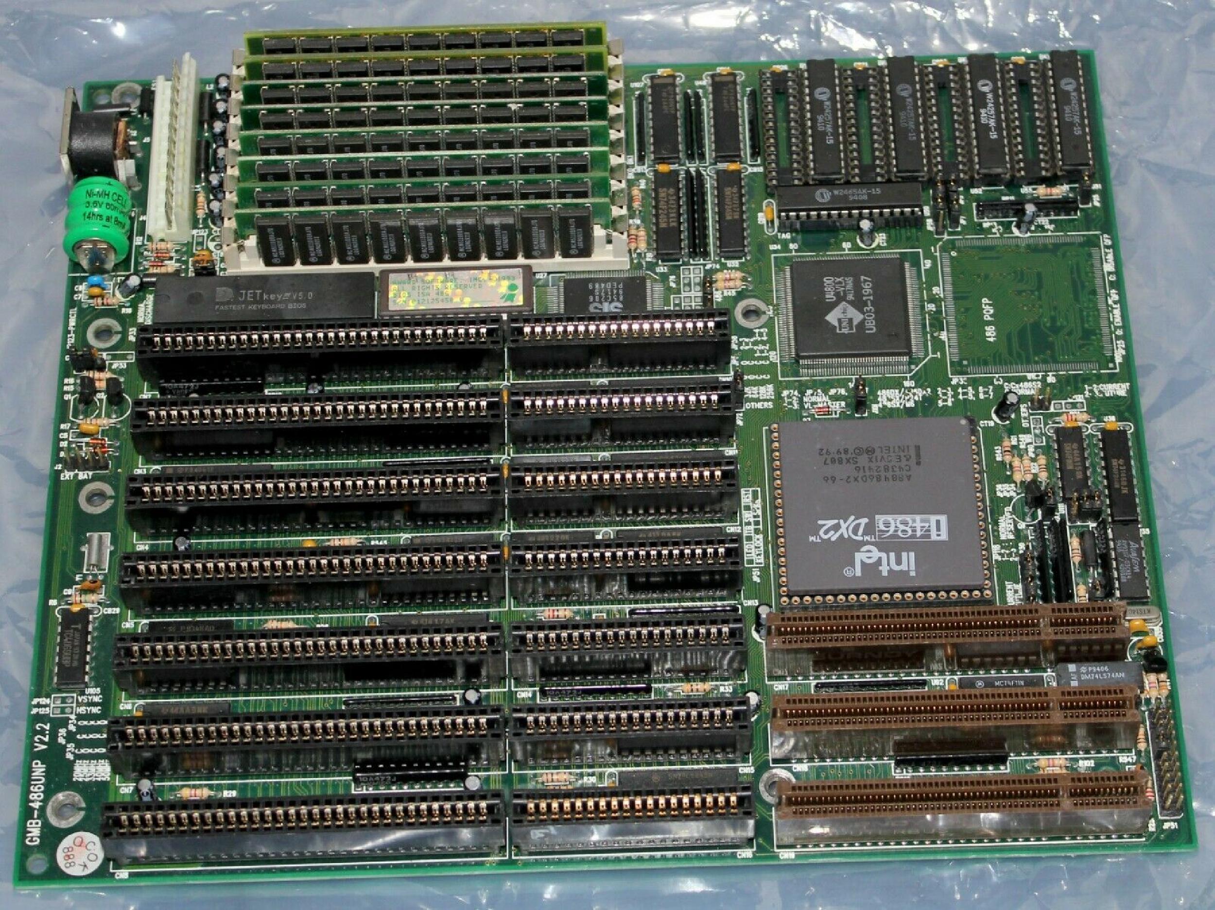 INTEL 486DX2-66 486-DX2/66 PROCESSOR 486DX2-66