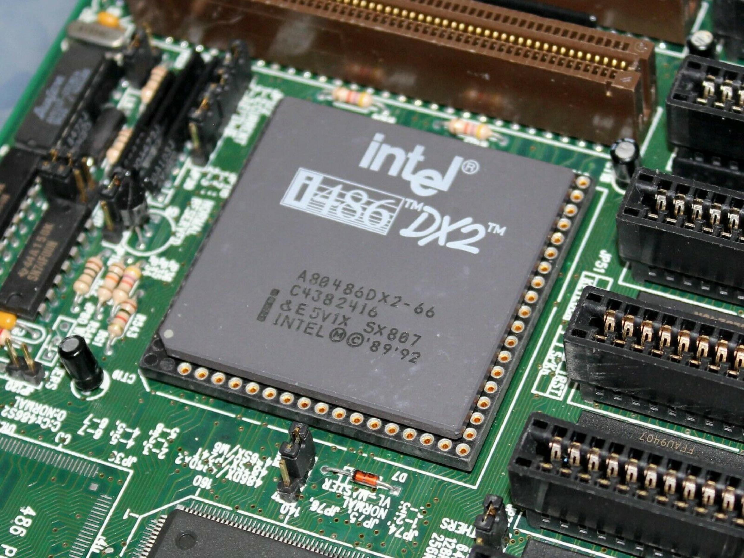 INTEL 486DX2-66 486-DX2/66 PROCESSOR 486DX2-66