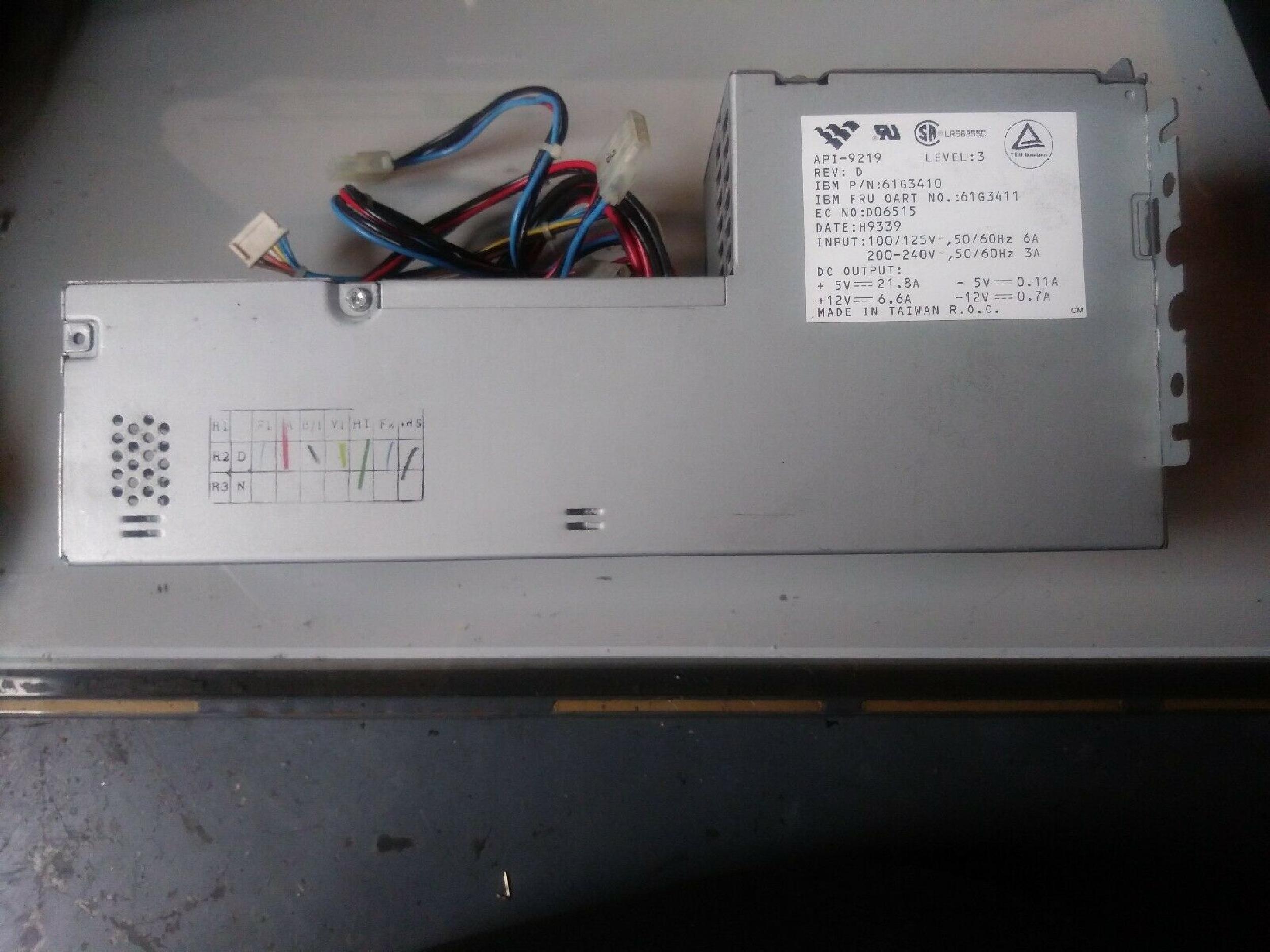 IBM 61G3411 API POWER SUPPLY 9577 ETC.