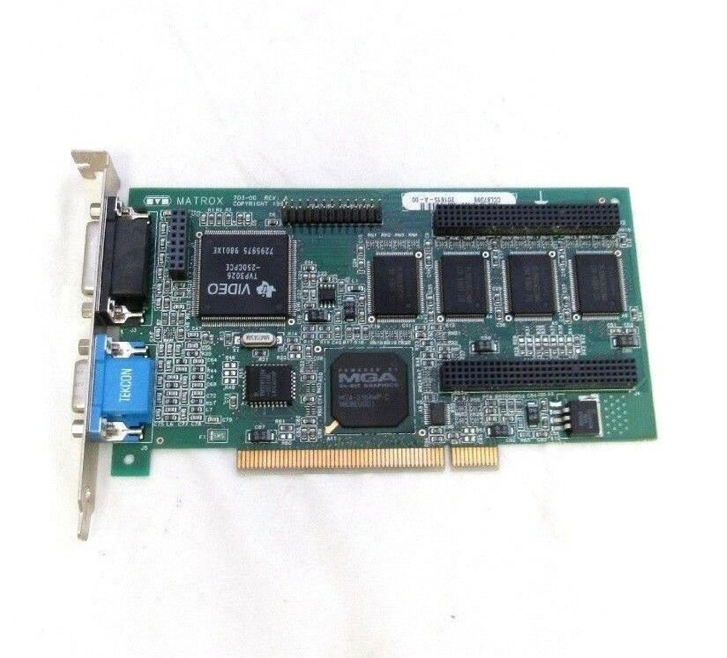 HEWLETT PACKARD / HP / MATROX 5064-3388 PCI VIDEO CARD MILLENNIUM II 8MB WITH VGA AND OUTPUT