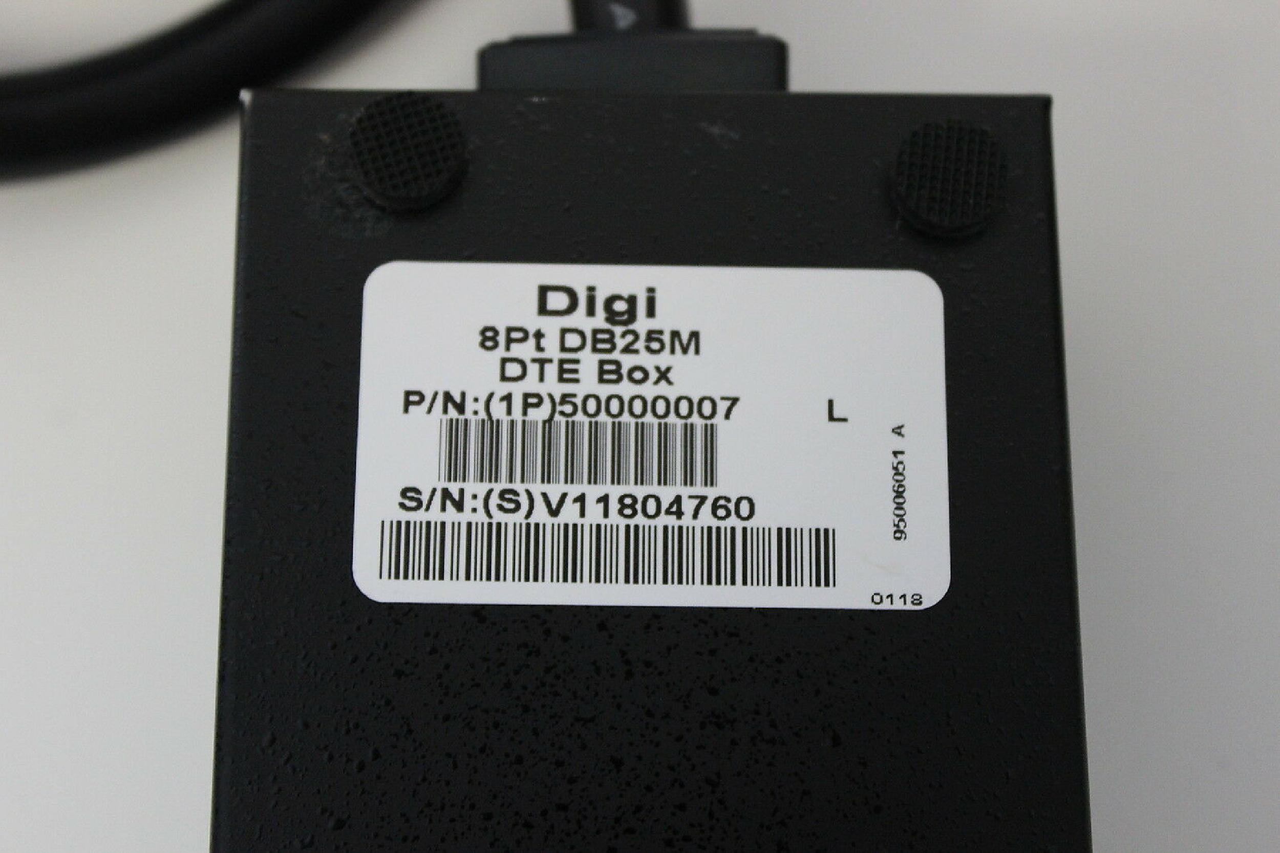 DIGI INTERNATIONAL 76000140 8 PORT DB25 NCR EXTERNAL BOX BRICK