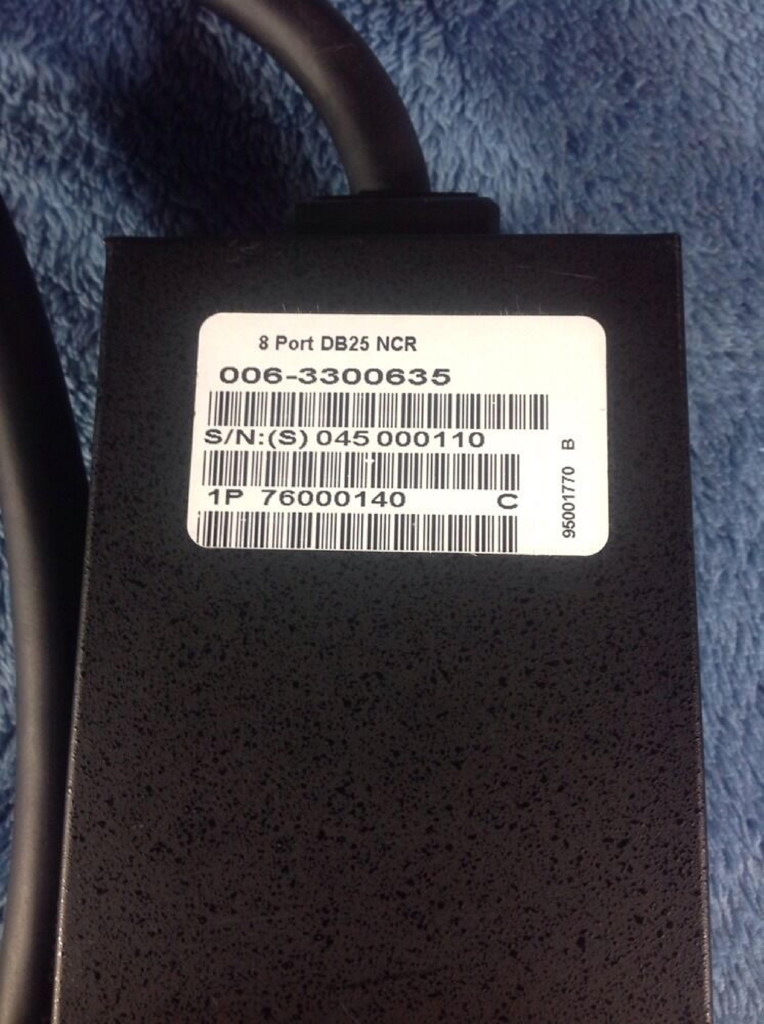 DIGI INTERNATIONAL 76000140 8 PORT DB25 NCR EXTERNAL BOX BRICK