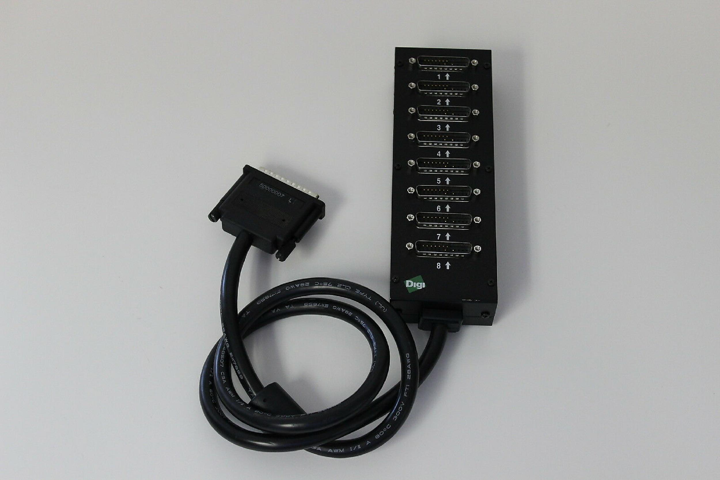 DIGI INTERNATIONAL 76000140 8 PORT DB25 NCR EXTERNAL BOX BRICK