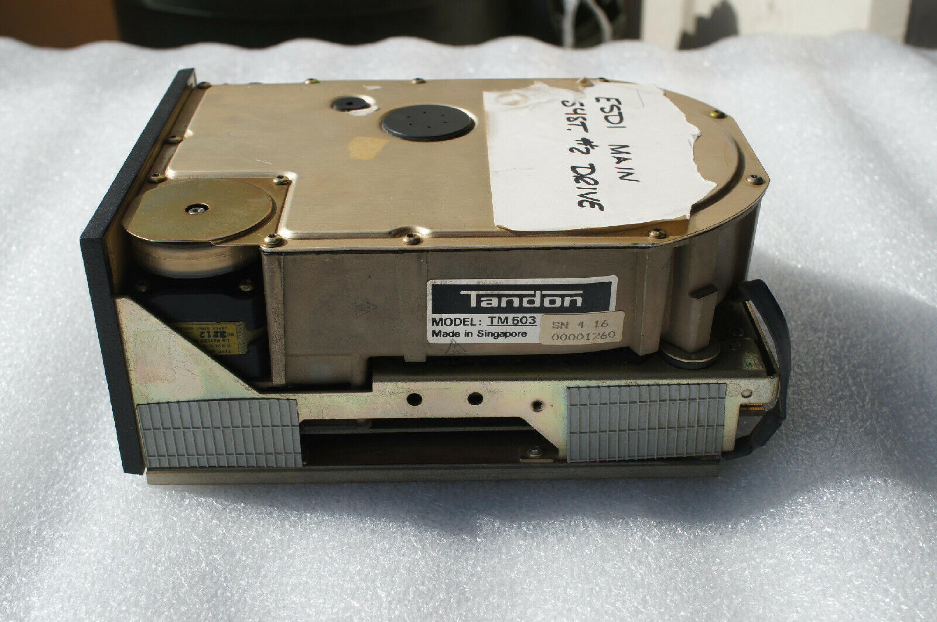 TANDON MICROTEK TM503 15MB MFM HARD DRIVE FULL HEIGHT ST412/506 5.25