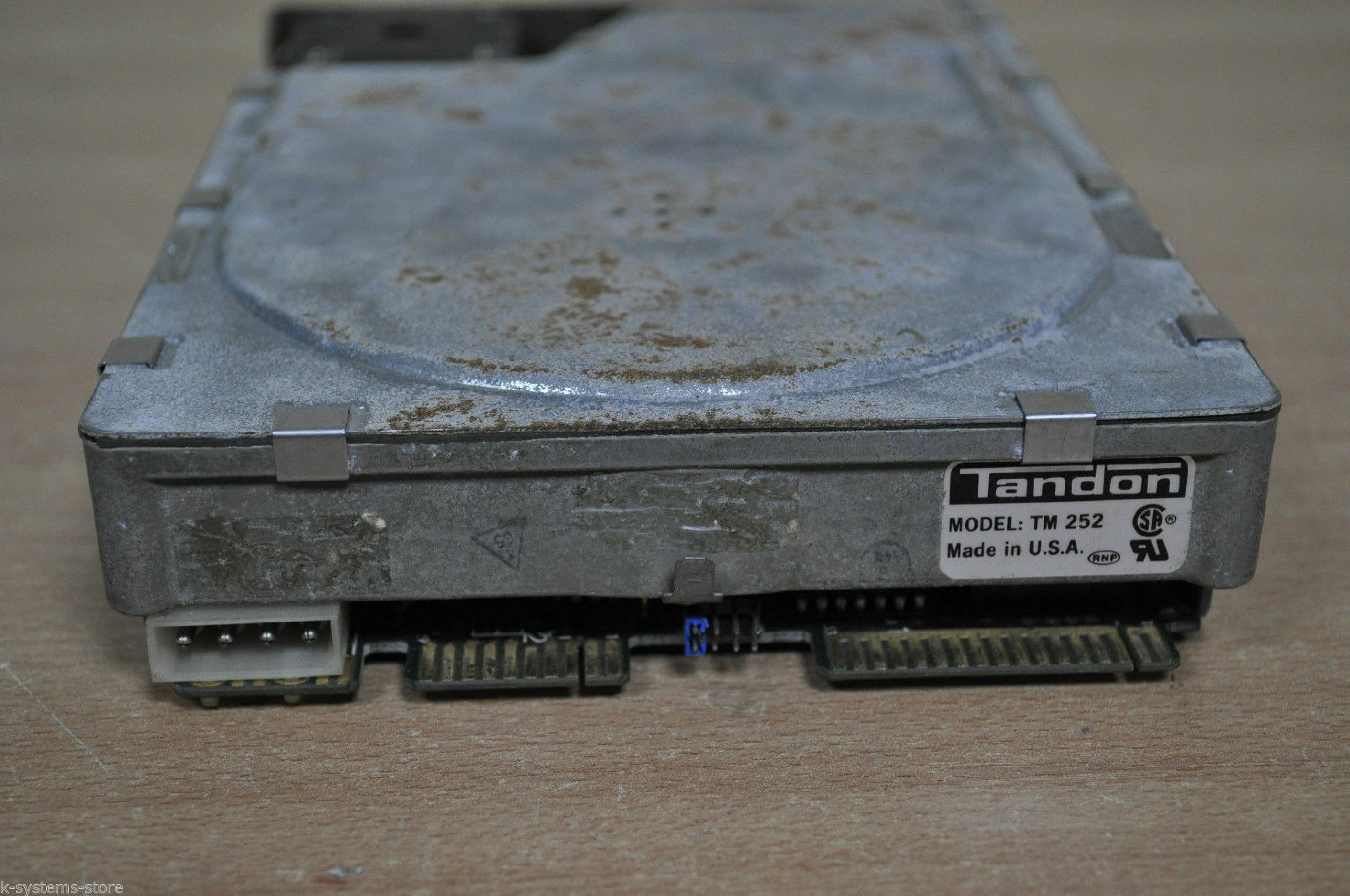 TANDON TM 252 10MB MFM HARD DRIVE HALF HEIGHT ST412/506 5.25