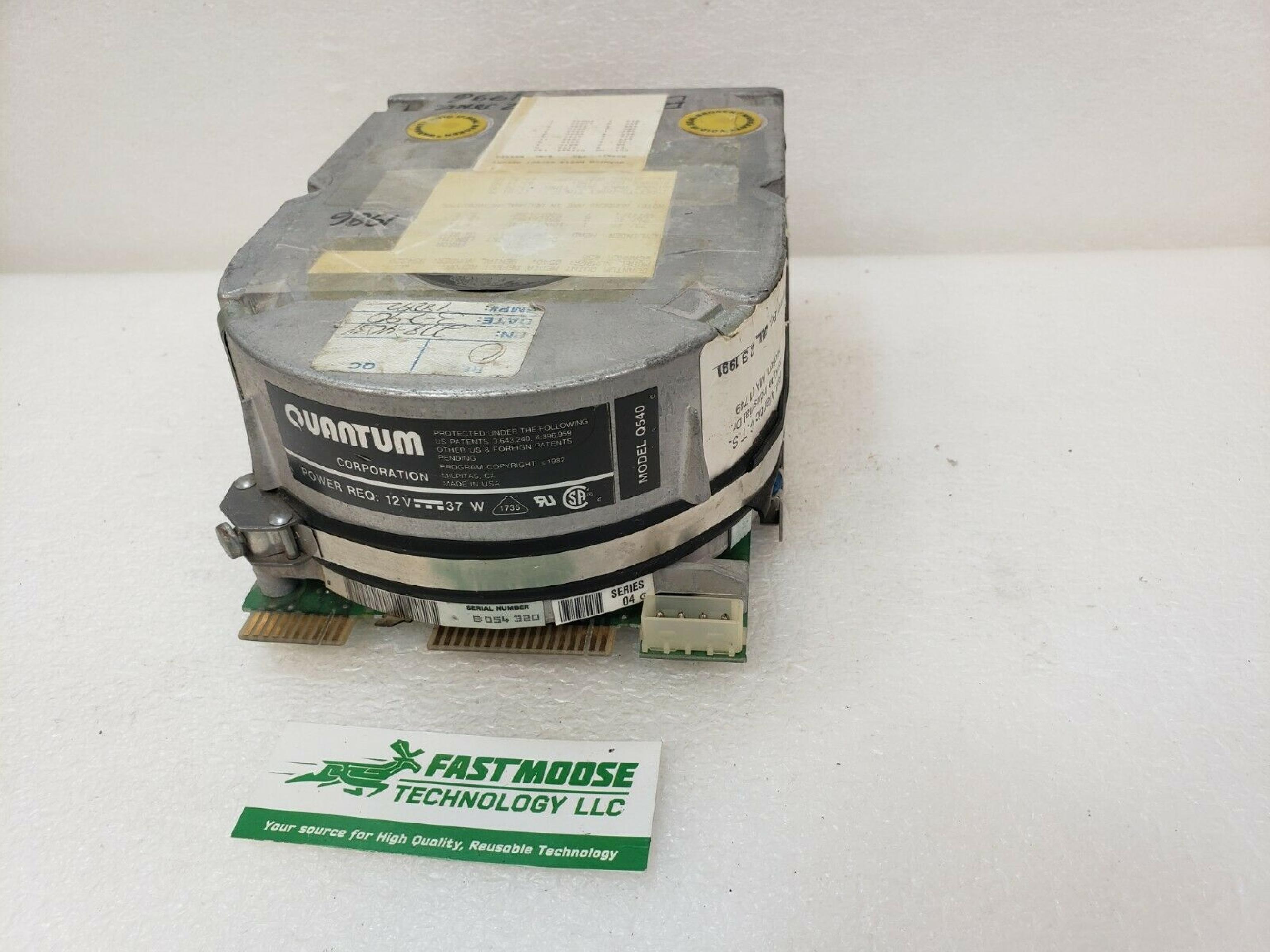 QUANTUM Q540 35MB MFM HARD DRIVE FULL HEIGHT ST412/506 5.25