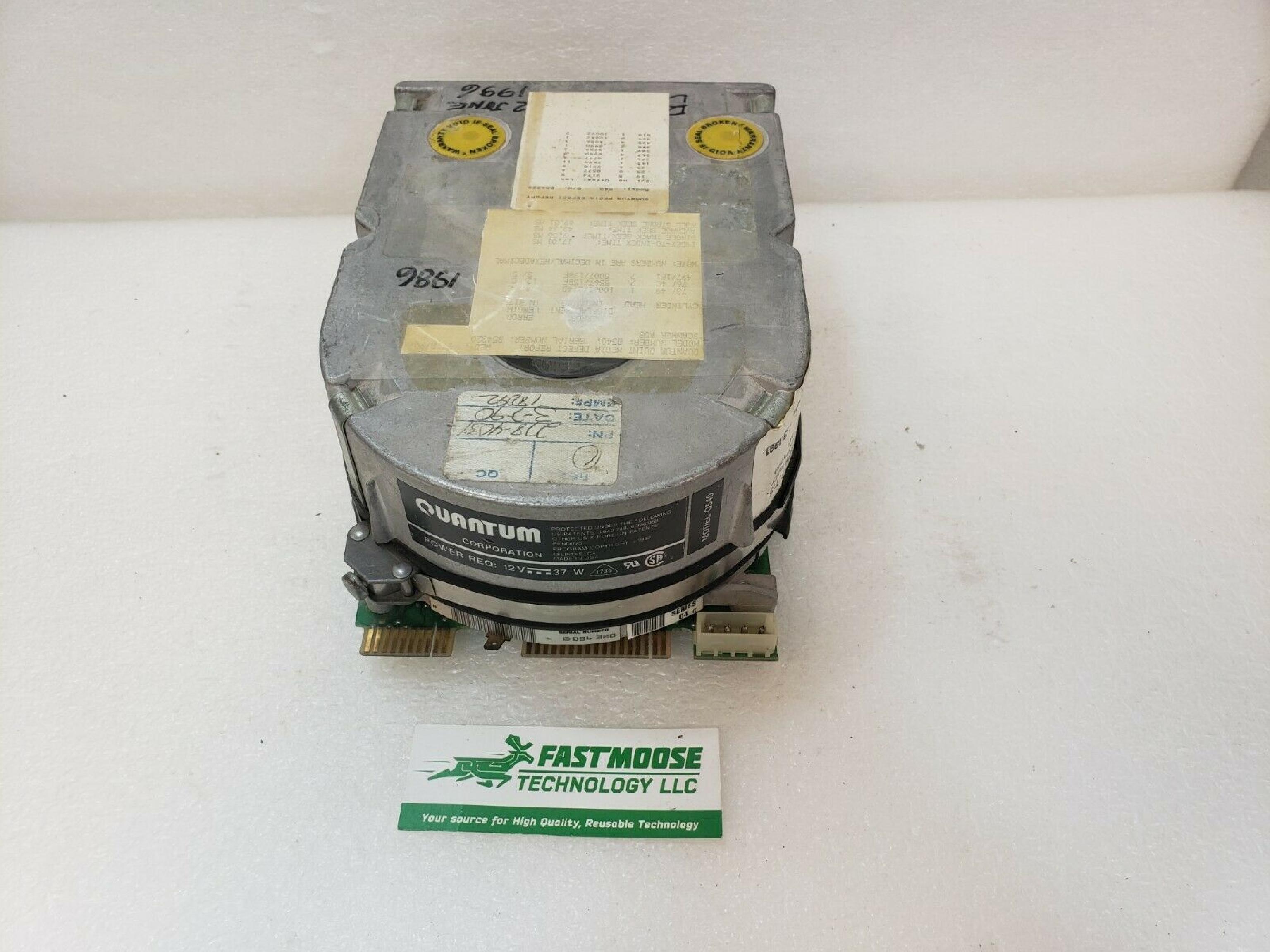 QUANTUM Q540 35MB MFM HARD DRIVE FULL HEIGHT ST412/506 5.25