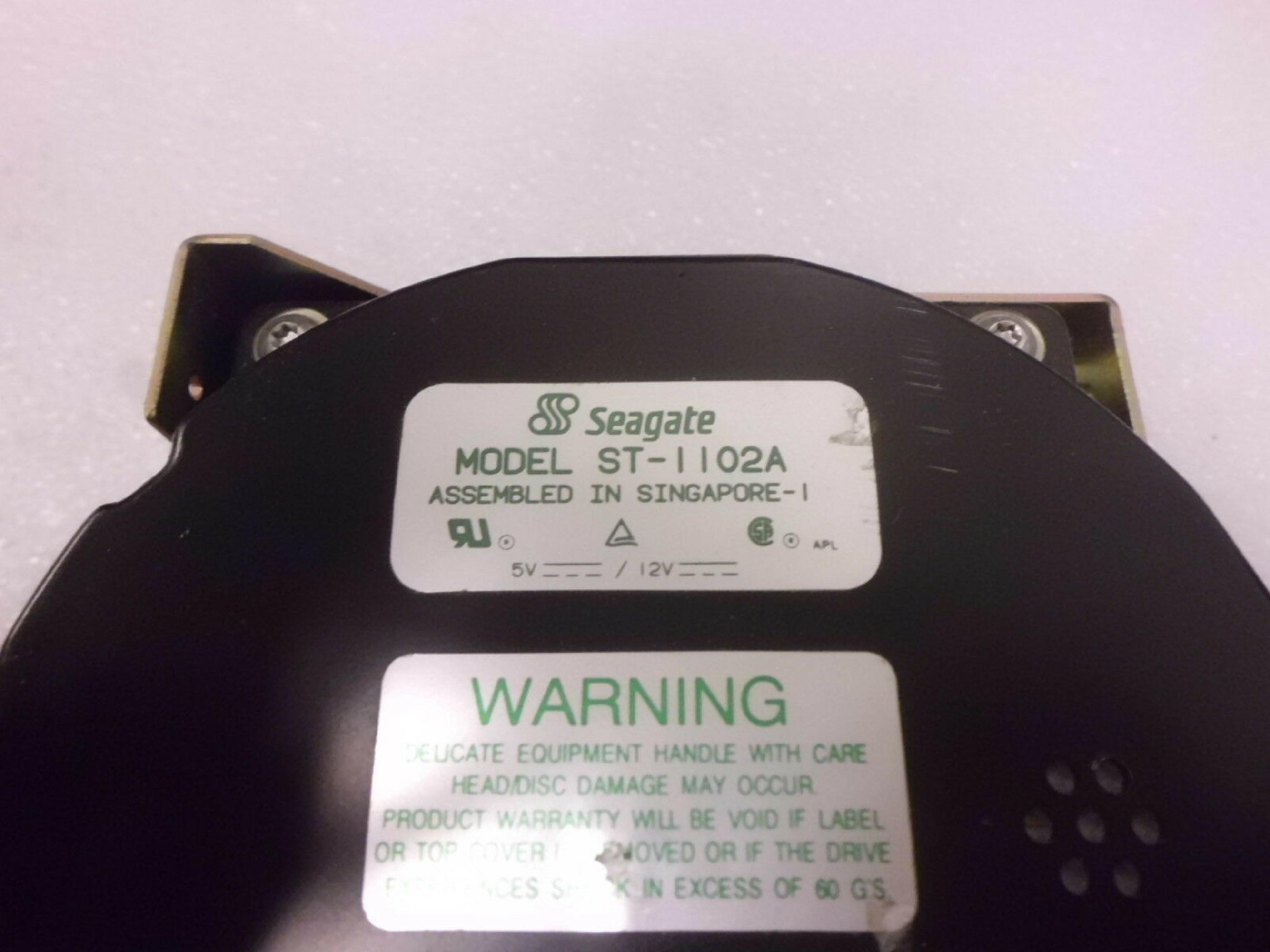 SEAGATE ST-1102A 89MB IDE AT HARD DRIVE HALF HEIGHT RLL ZBR 3.5