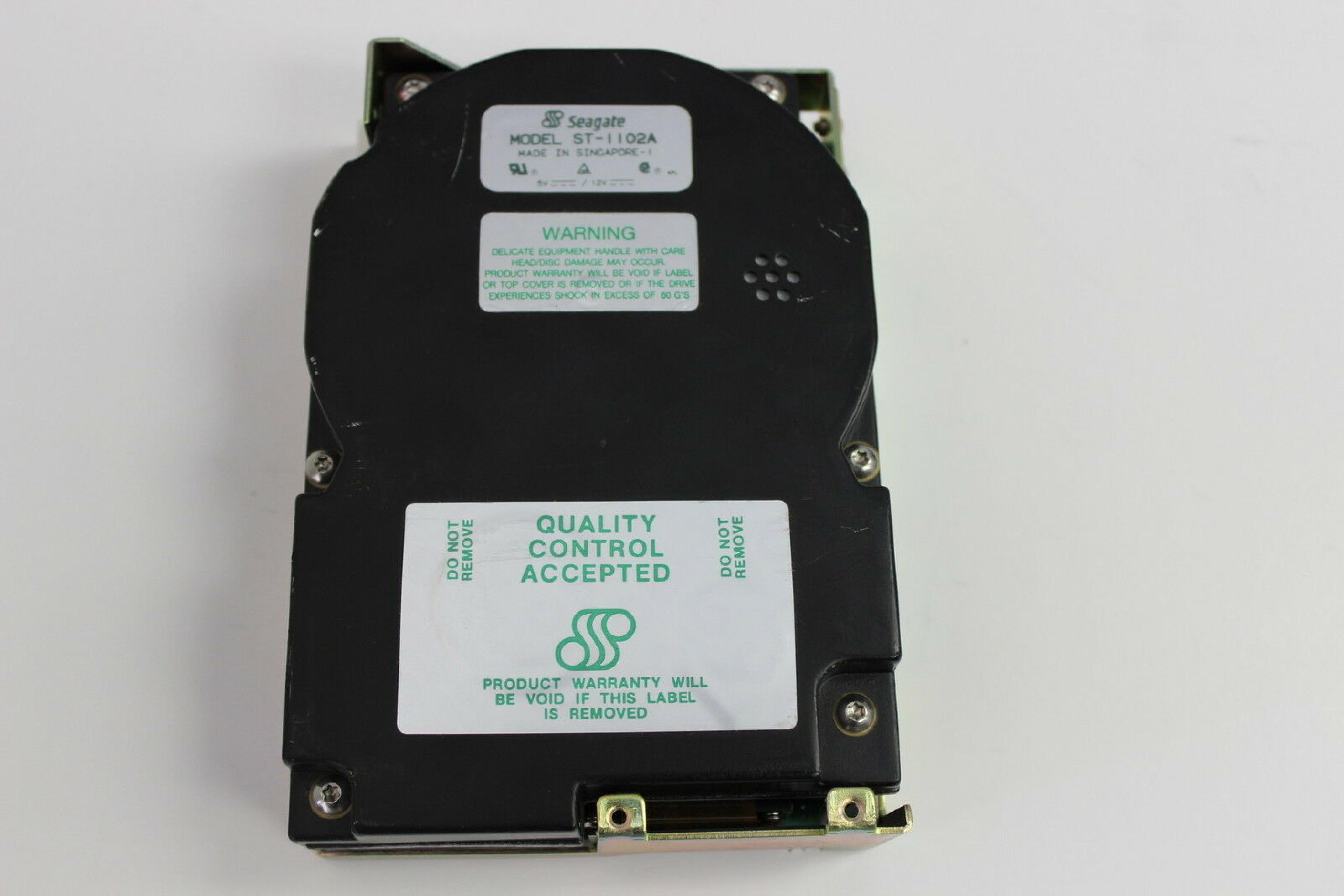 SEAGATE ST-1102A 89MB IDE AT HARD DRIVE HALF HEIGHT RLL ZBR 3.5