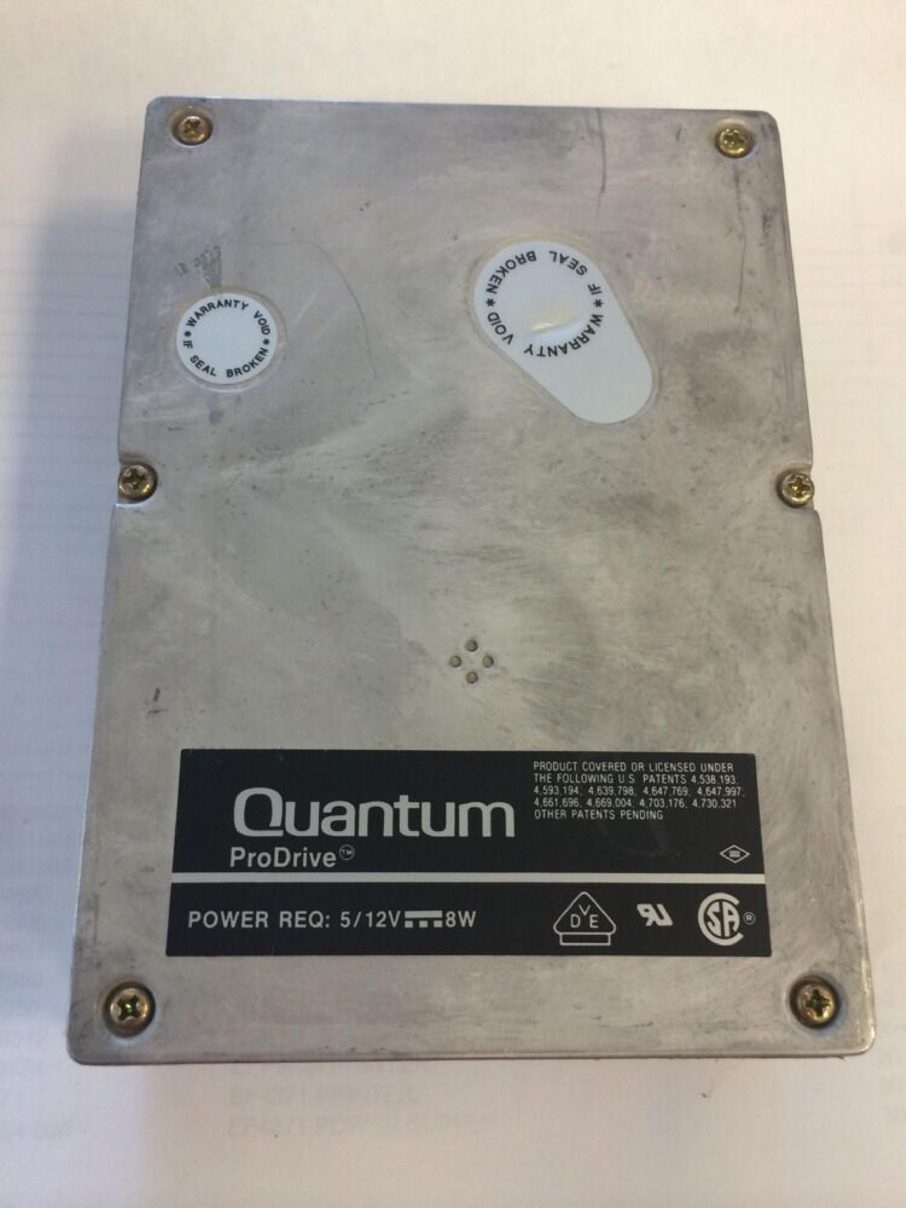 QUANTUM 940-40-9400 42MB SCSI HARD DRIVE HALF HEIGHT 2,7 RLL 3.5