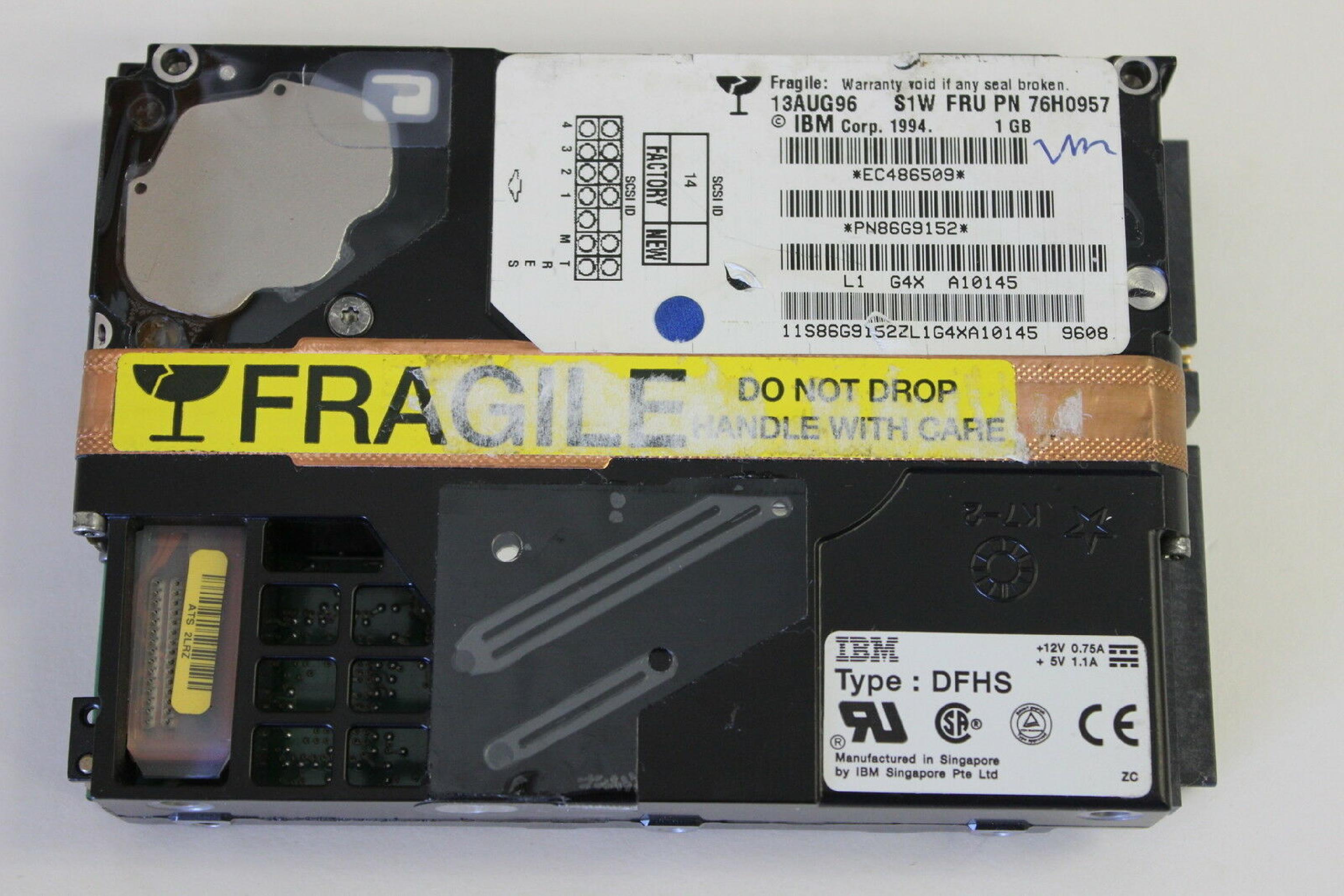 IBM 06H3371 1066MB SCSI HARD DRIVE 3.5