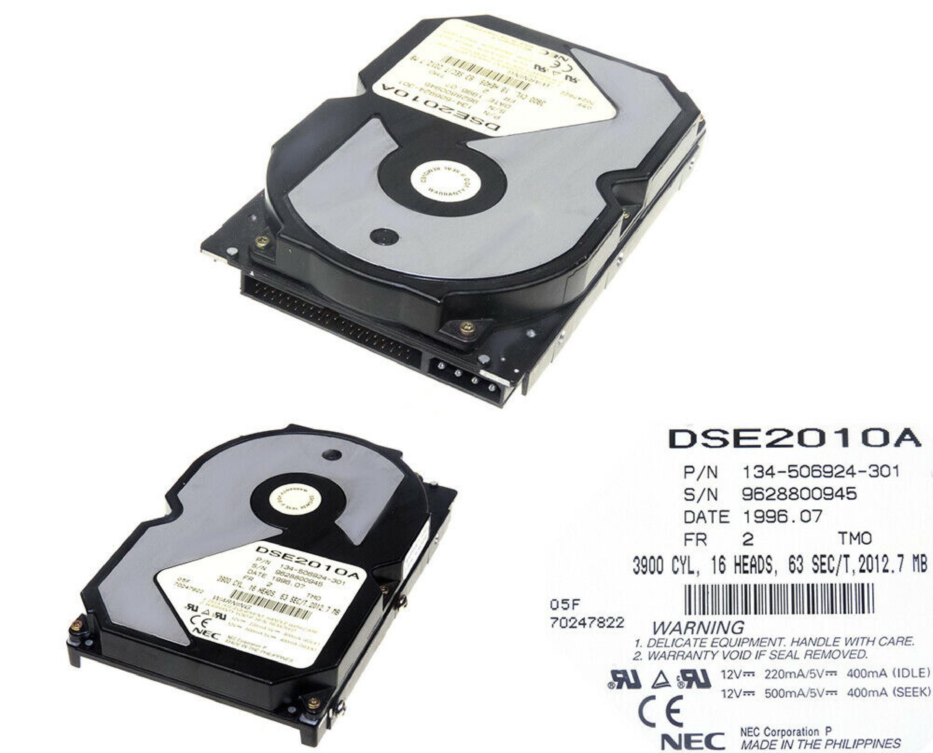 NEC 134-506924-301 2GB HARD DRIVE