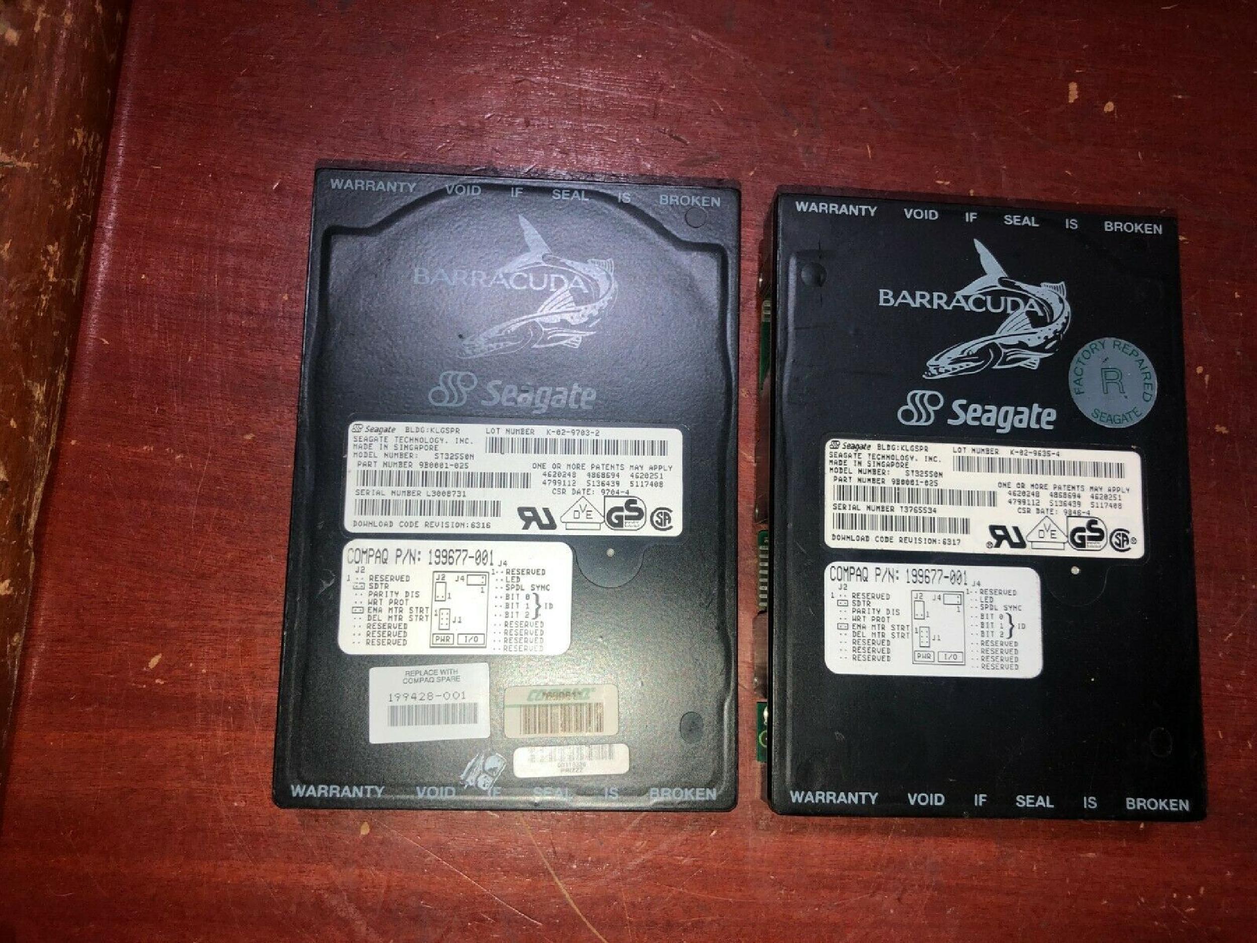 COMPAQ / HEWLETT PACKARD / HP 199677-001 2.1GB SCSI 50 PIN HARD DRIVE