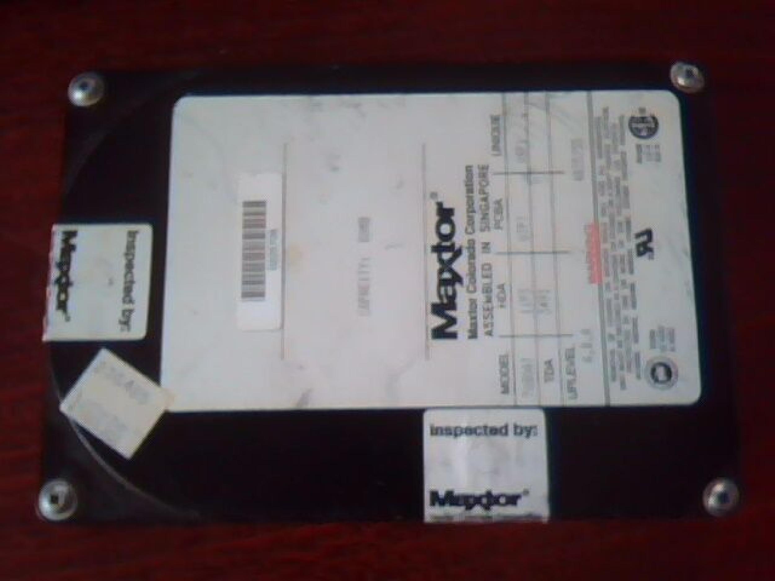 MAXTOR SXX 81MB IDE AT HARD DRIVE 3H 1,7 3.5