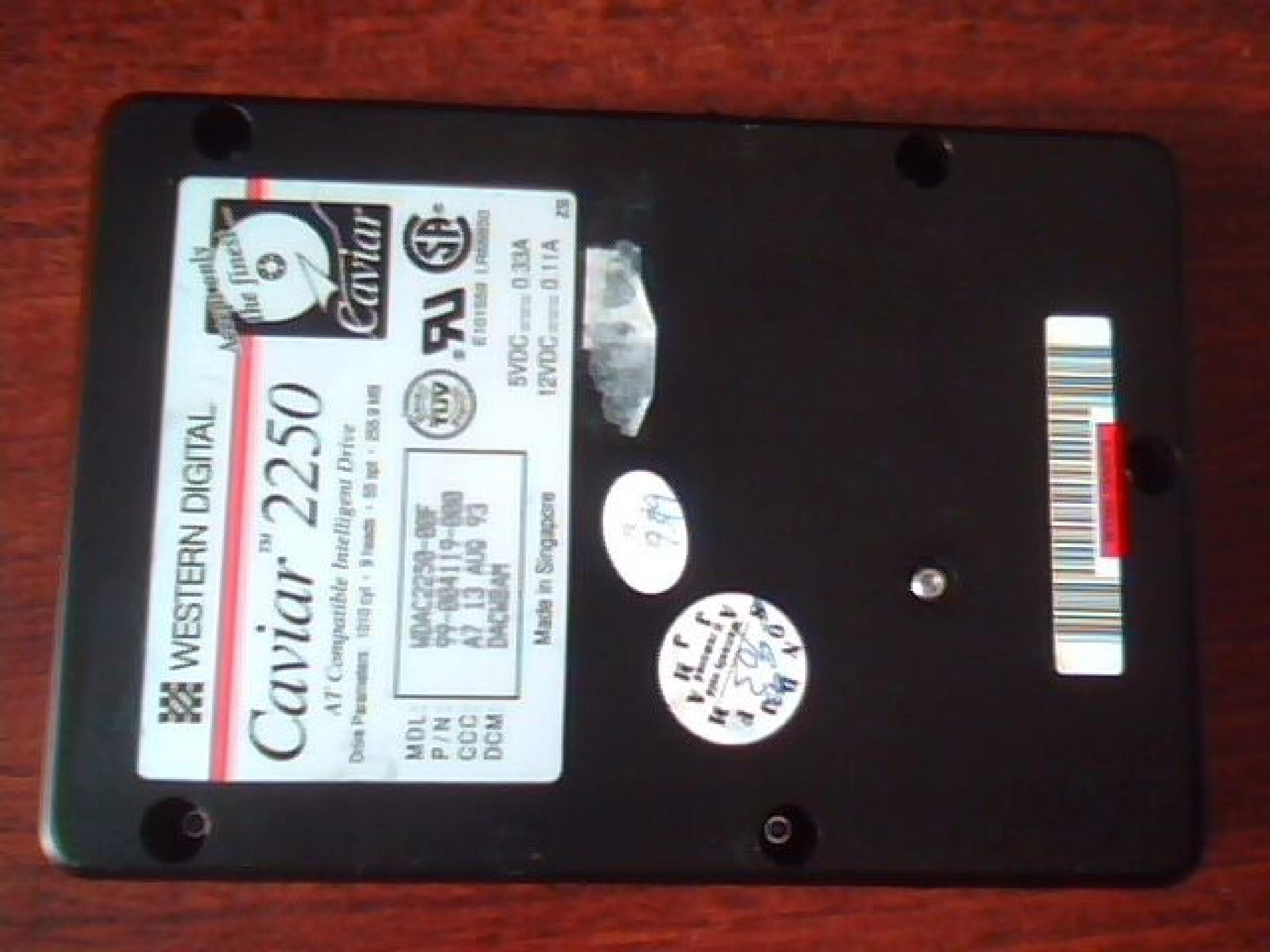 WESTERN DIGITAL / WD 99-004119-000 255.9 MB 3.5 IDE HARD DRIVE CAVIAR 2250