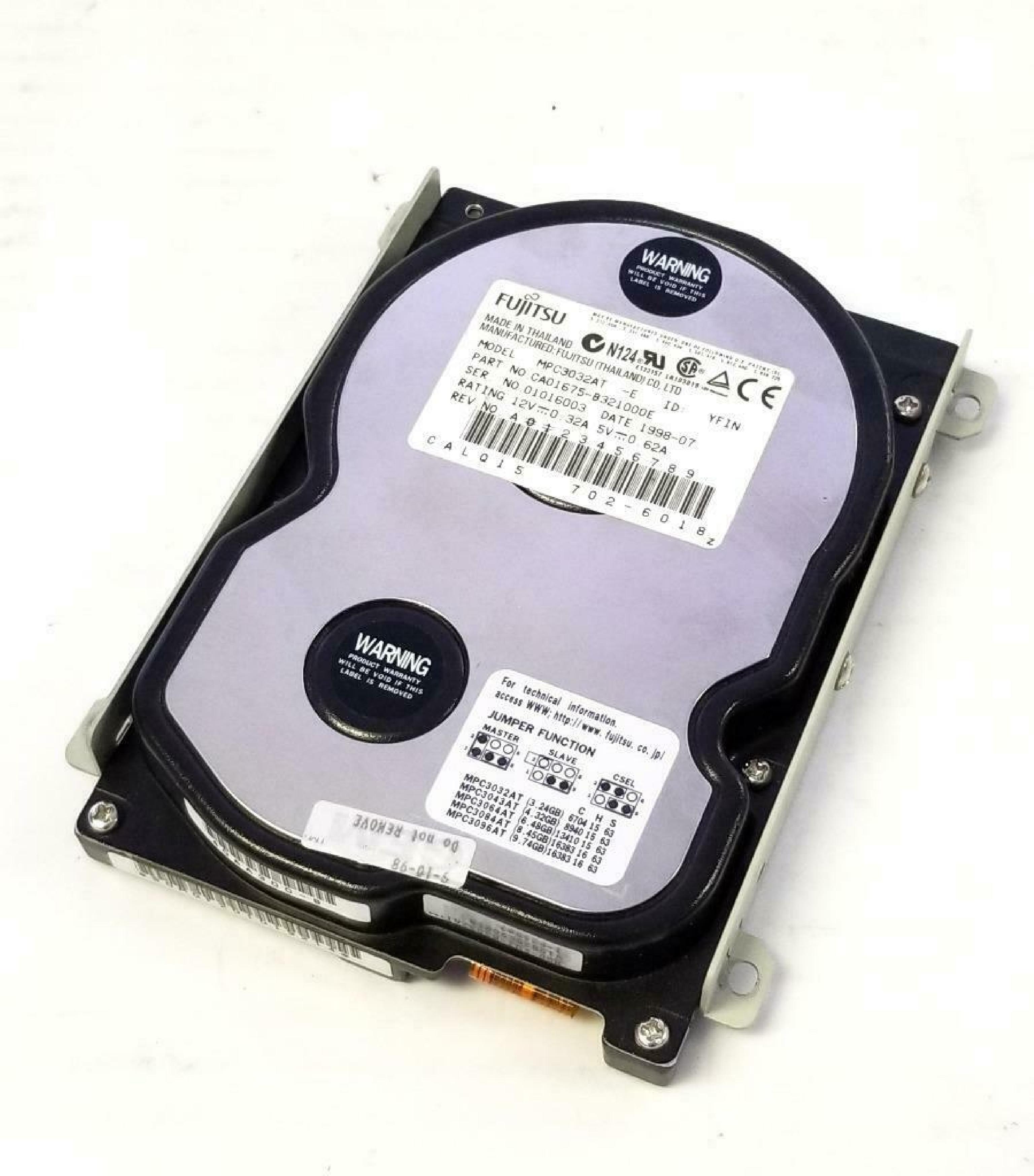 FUJITSU MPC3032AT UDMA 3.2GB 3.5INCH HARD DRIVE