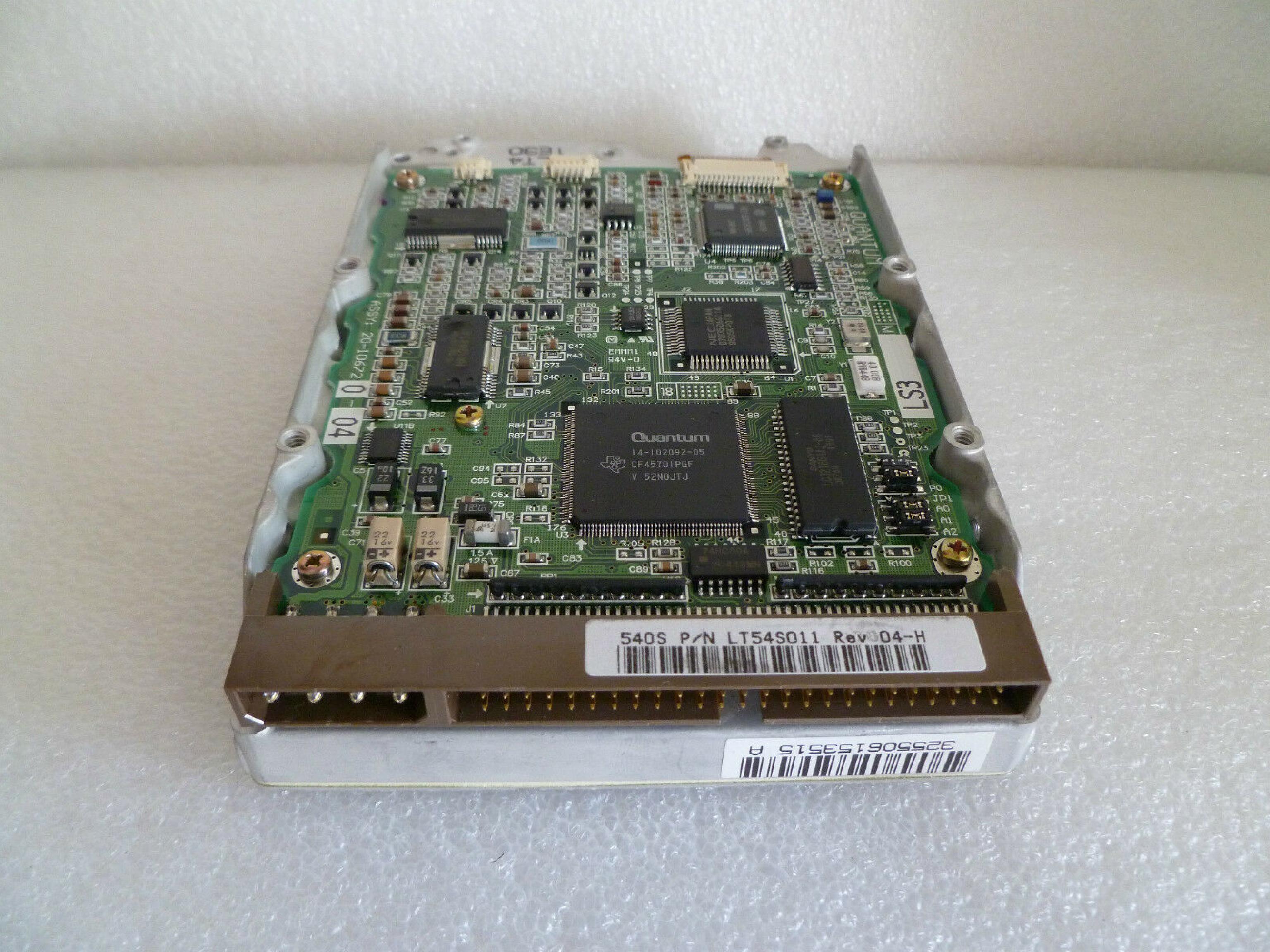 QUANTUM LT54S011 540MB 3.5INCH SCSI-2 HARD DRIVE