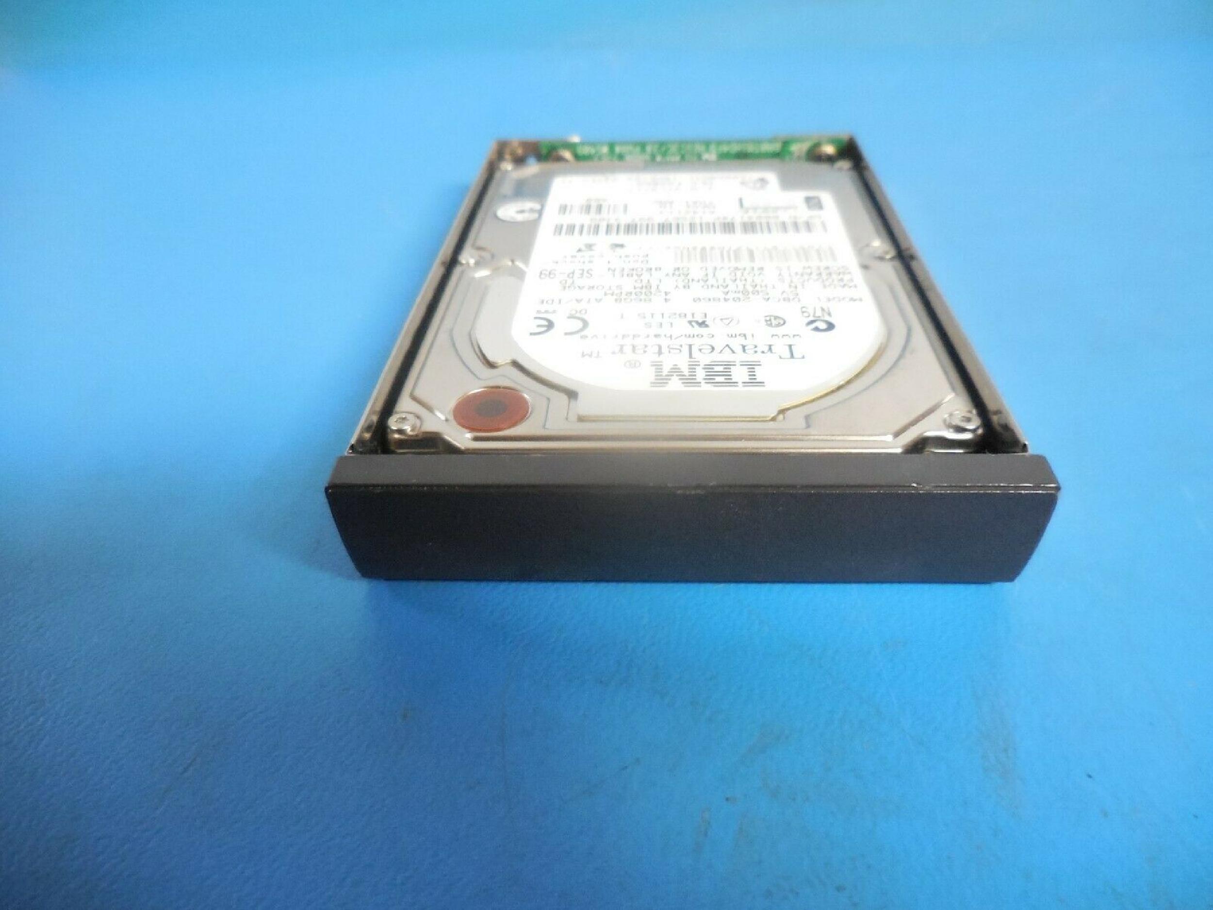 IBM DBCA-204860 4.86GB TRAVELSTAR PULLED FROM DELL PPL 4200RPM AT 2.5 INCH HARD DRIVE