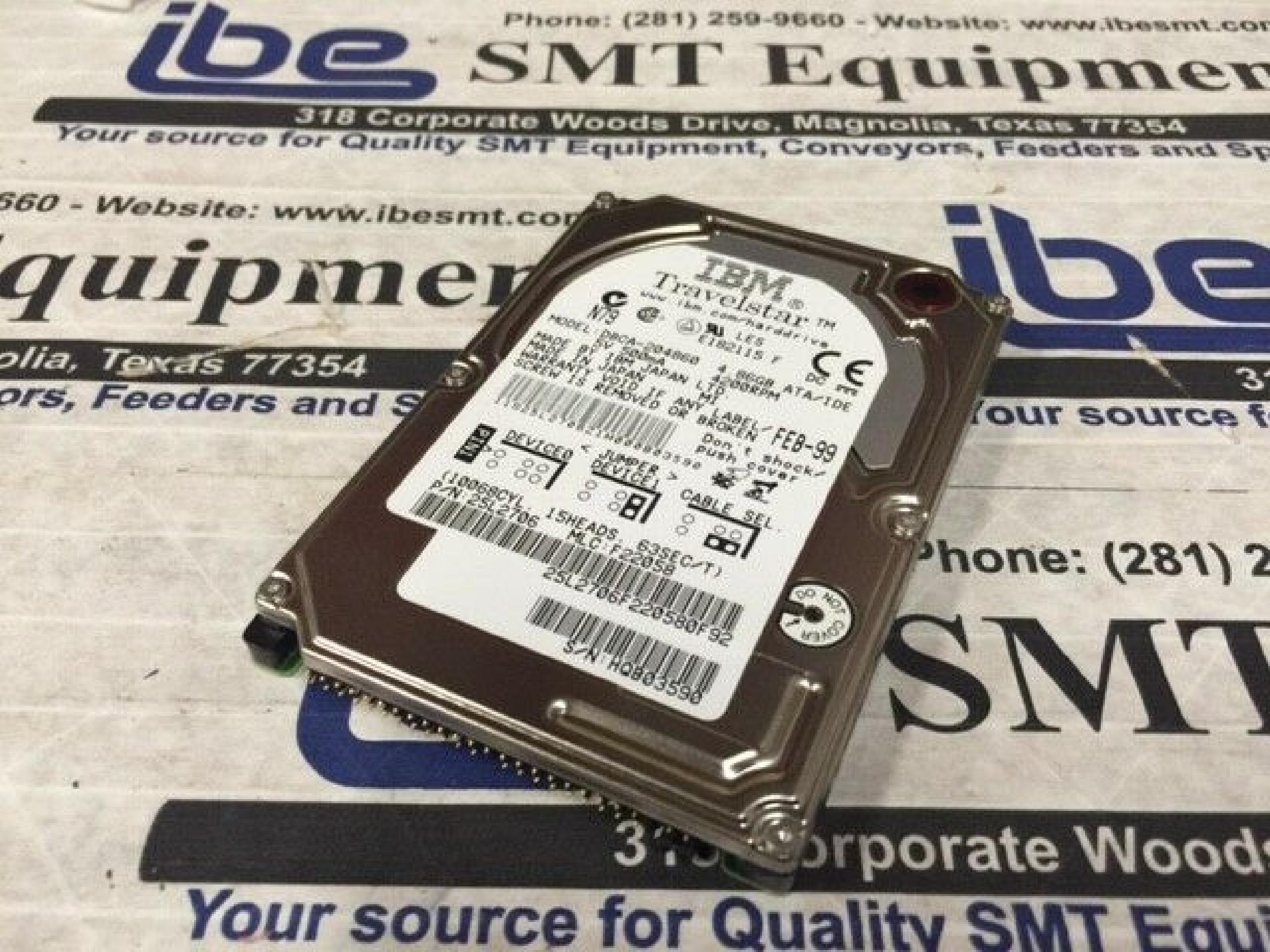 IBM DBCA-204860 4.86GB TRAVELSTAR PULLED FROM DELL PPL 4200RPM AT 2.5 INCH HARD DRIVE