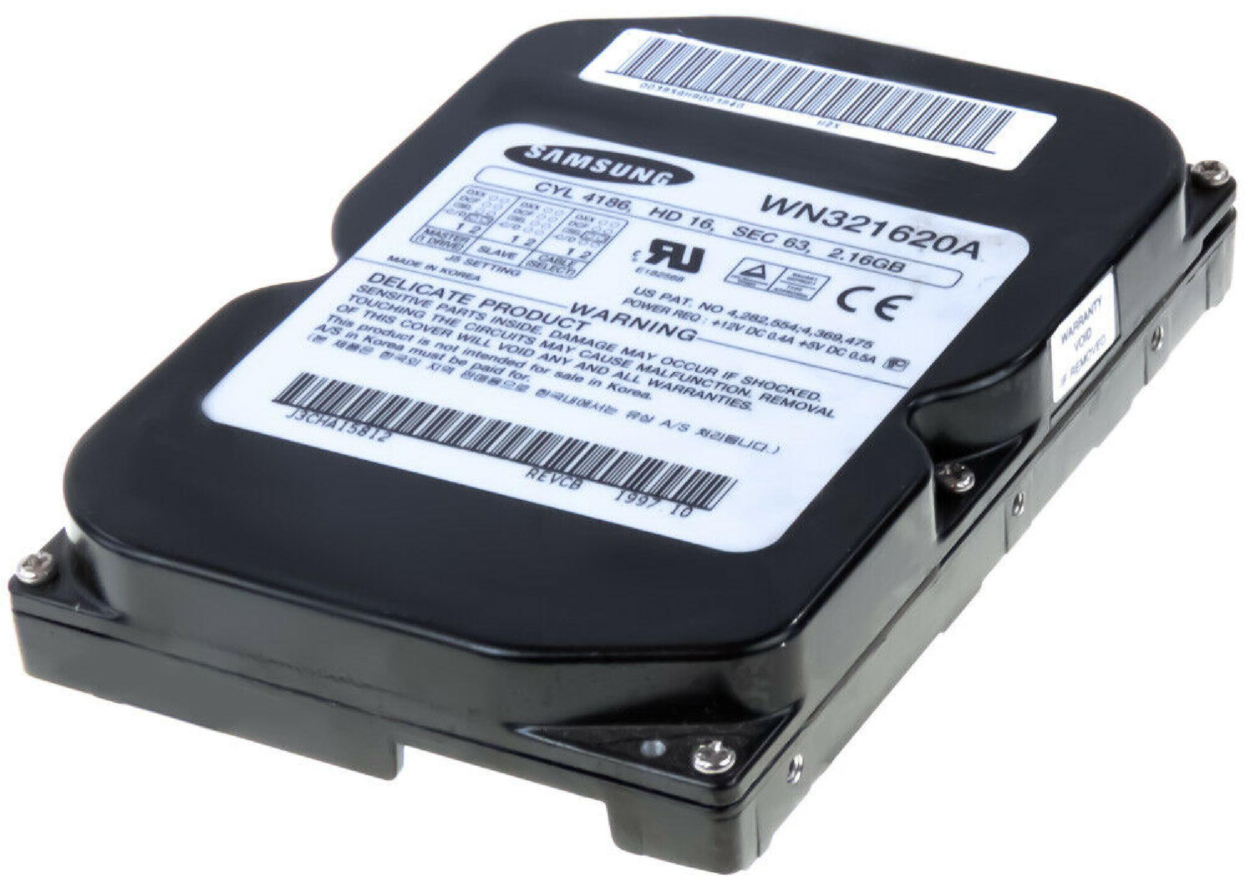 SAMSUNG WN321620A 2.1GB 3.5 INCH IDE HARD DRIVE