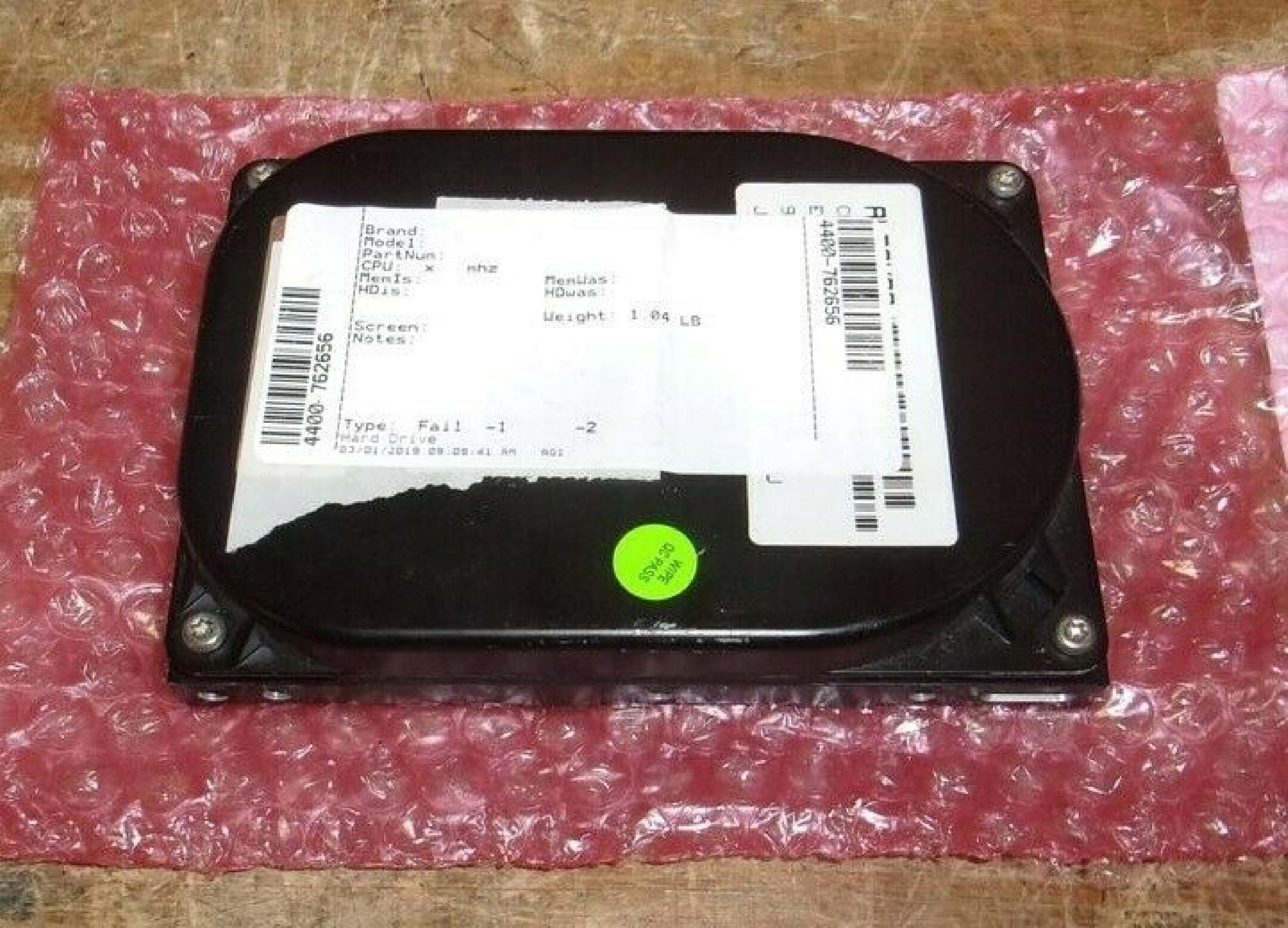 CONNER / SEAGATE CP30084E 84MB IDE 3.5 INCH HARD DRIVE PULLED FROM DELL 333S/L