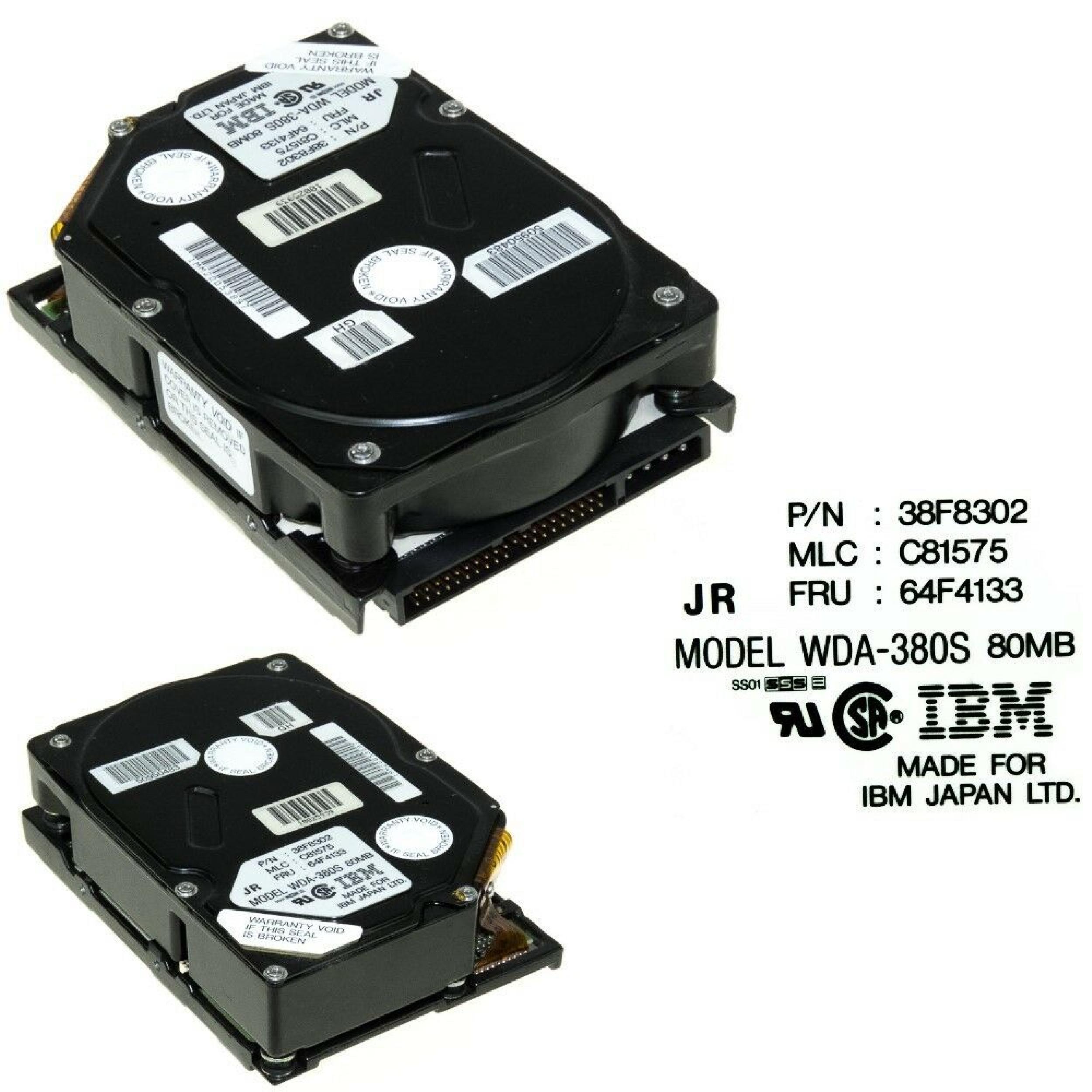 IBM 64F4133 80MB 3.5 INCH SCSI 50 PIN HARD DRIVE