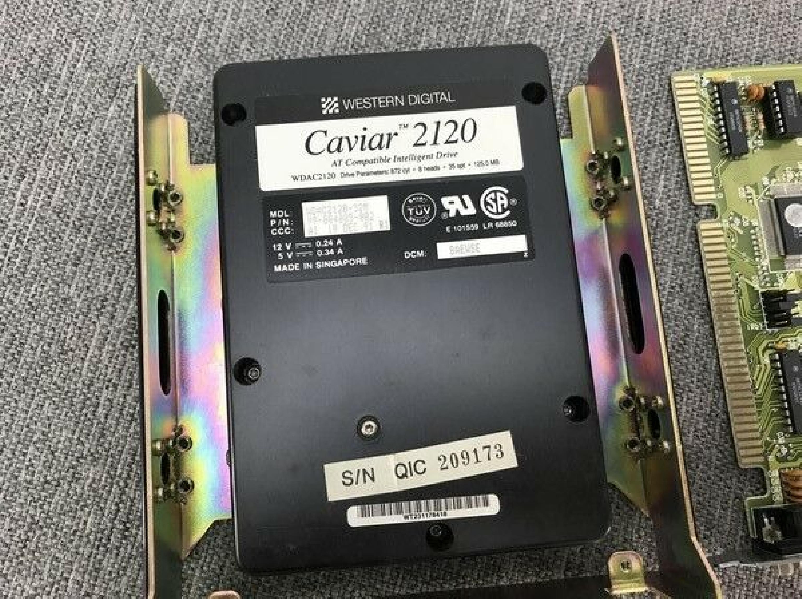 WESTERN DIGITAL / WD CAVIAR 2120 125MB IDE CAVIAR 2120 3.5 INCH HARD DRIVE