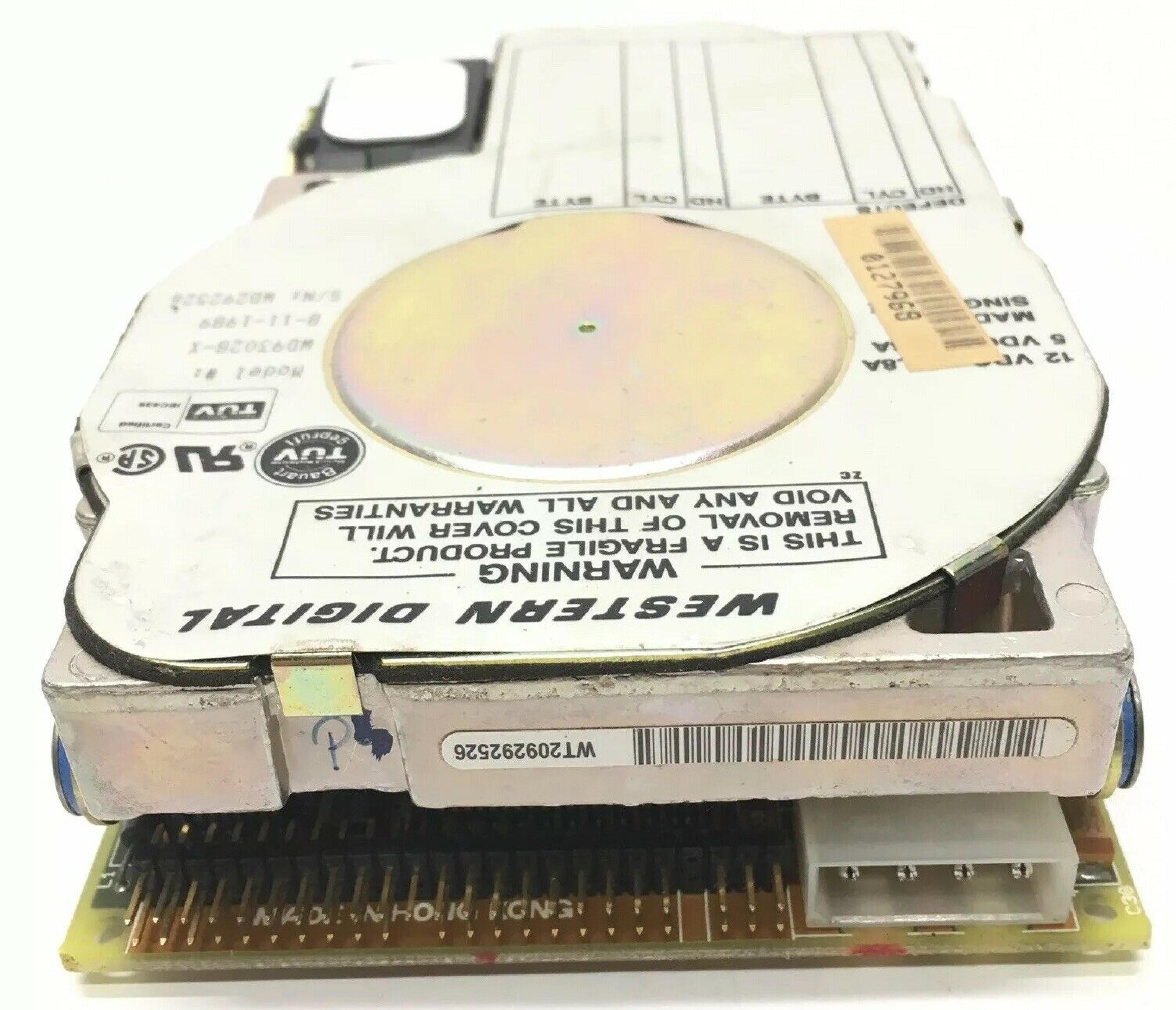 WESTERN DIGITAL / WD WD93028 20MB IDE HARD DRIVE