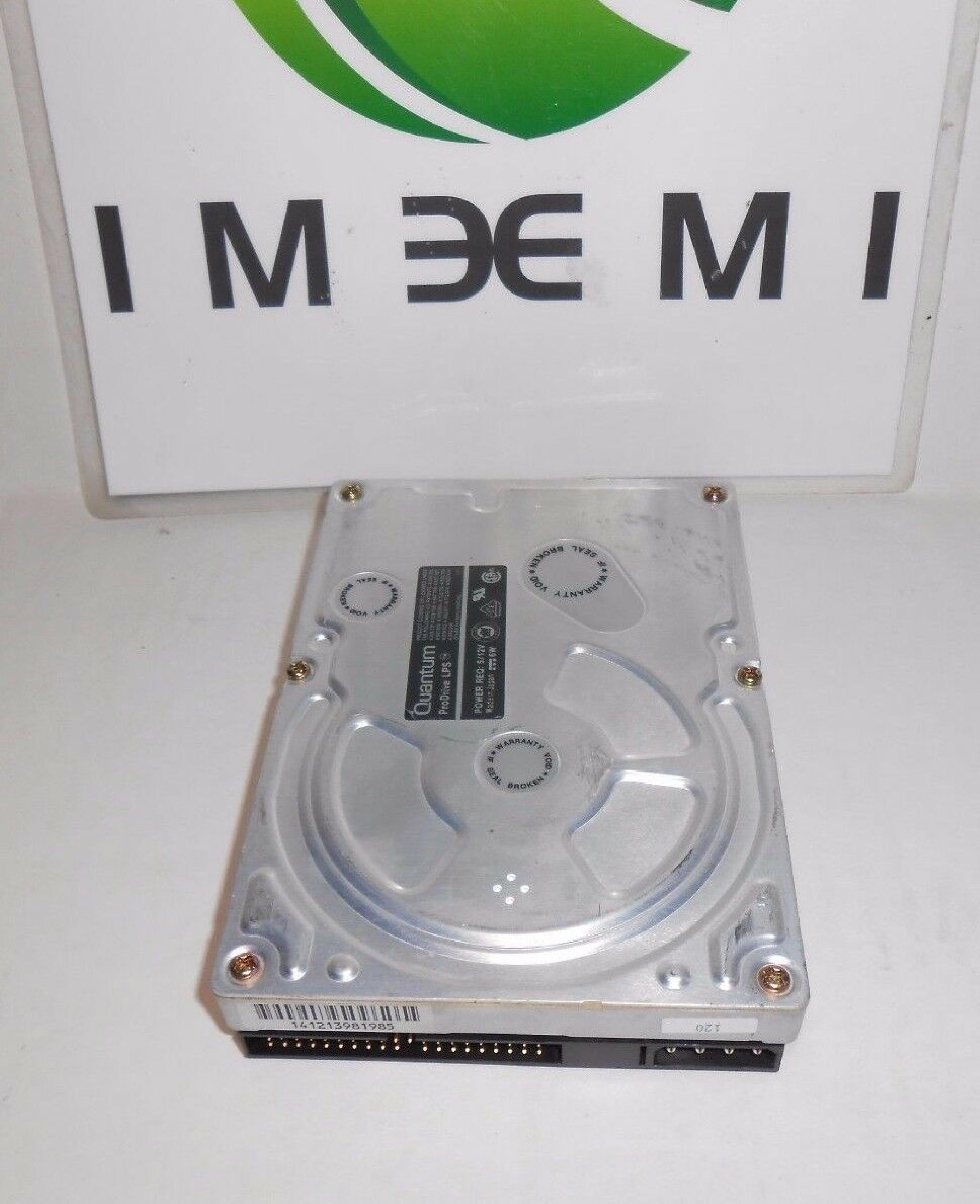 QUANTUM GM12A012 PRO DRIVE LPS 120AT IDE HARD DRIVE 3.5 INCH 120MB