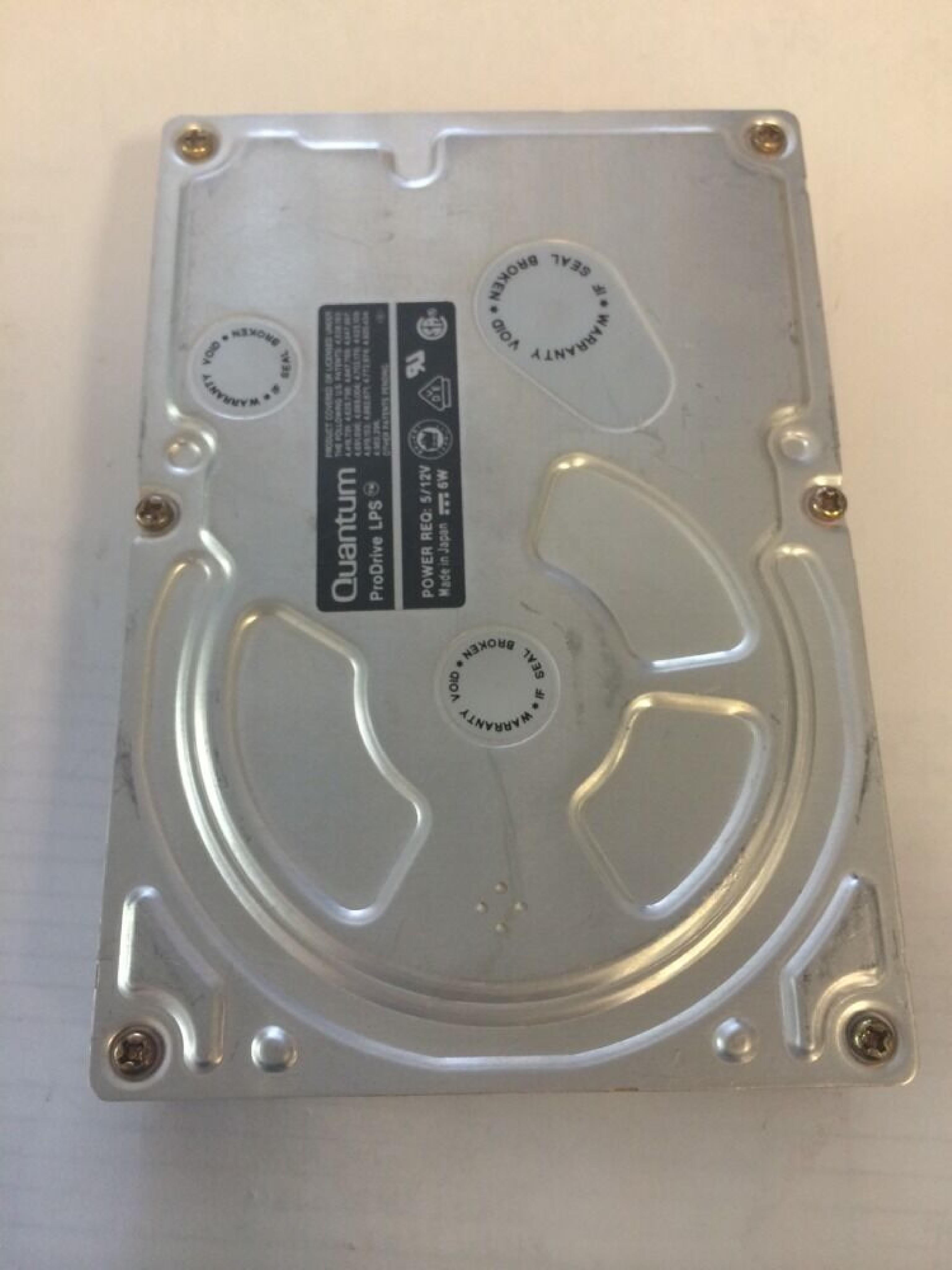 QUANTUM GM12A012 PRO DRIVE LPS 120AT IDE HARD DRIVE 3.5 INCH 120MB