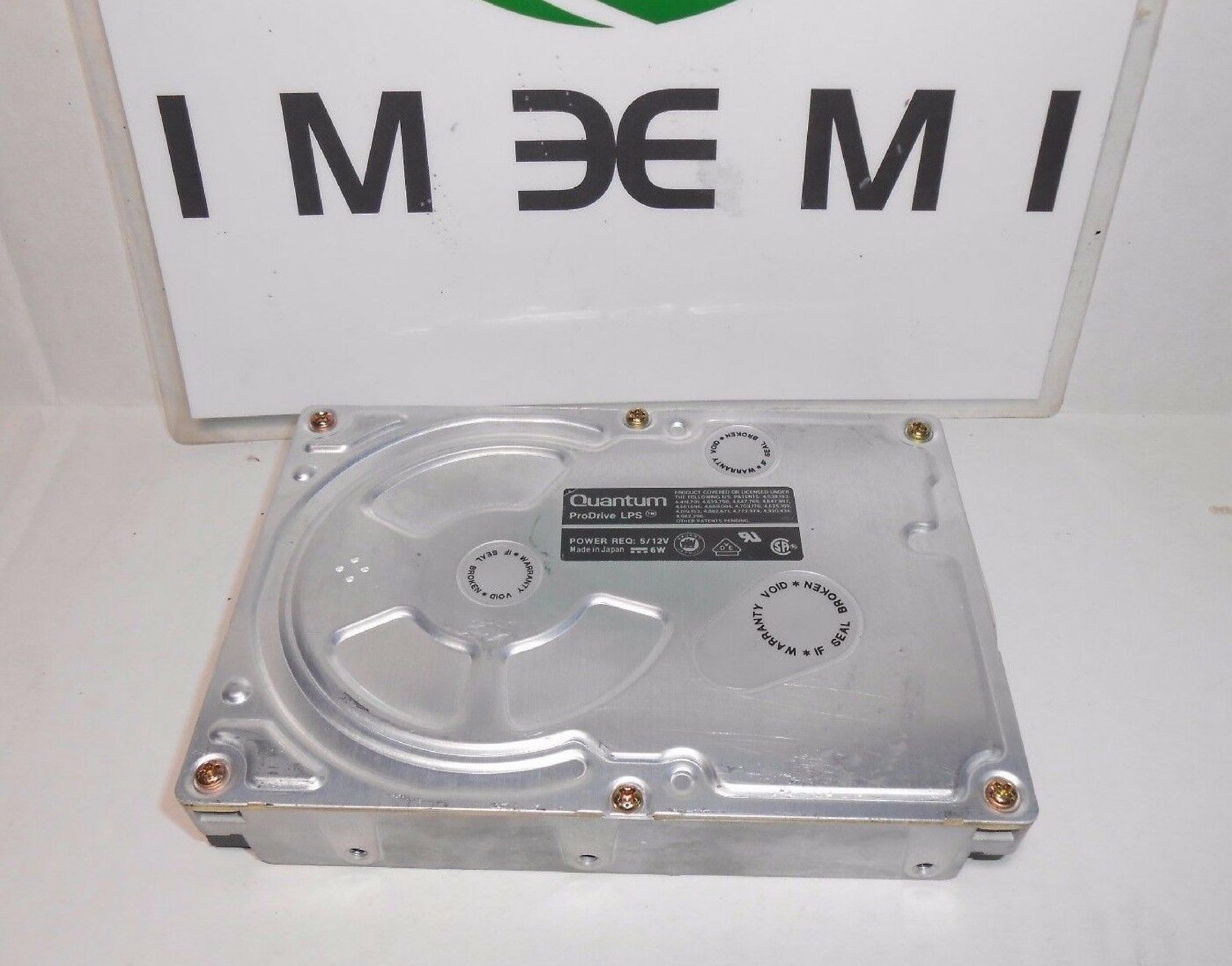 QUANTUM GM12A012 PRO DRIVE LPS 120AT IDE HARD DRIVE 3.5 INCH 120MB