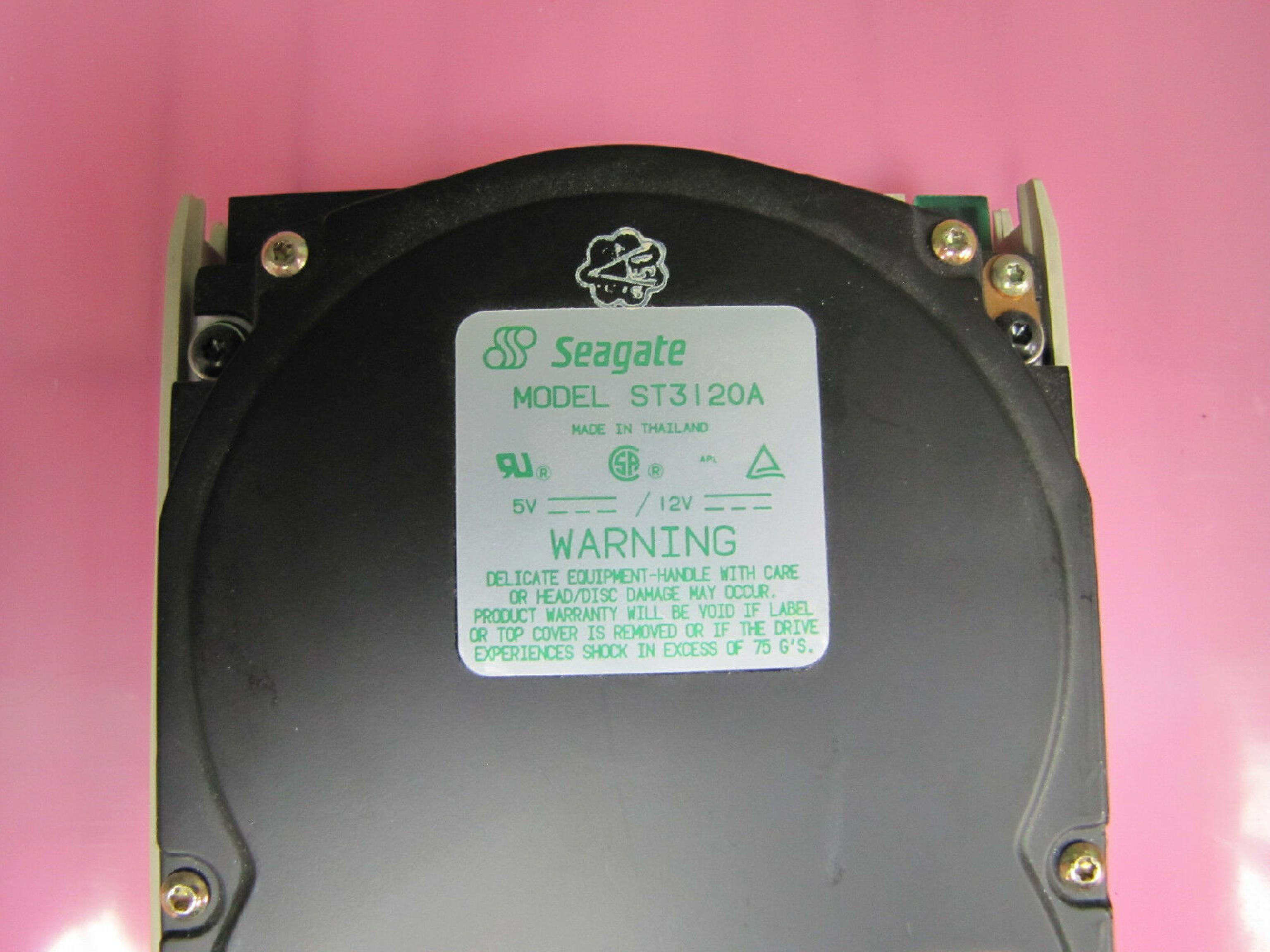 SEAGATE ST3120A 120M 3.5 INCH IDE HARD DRIVE