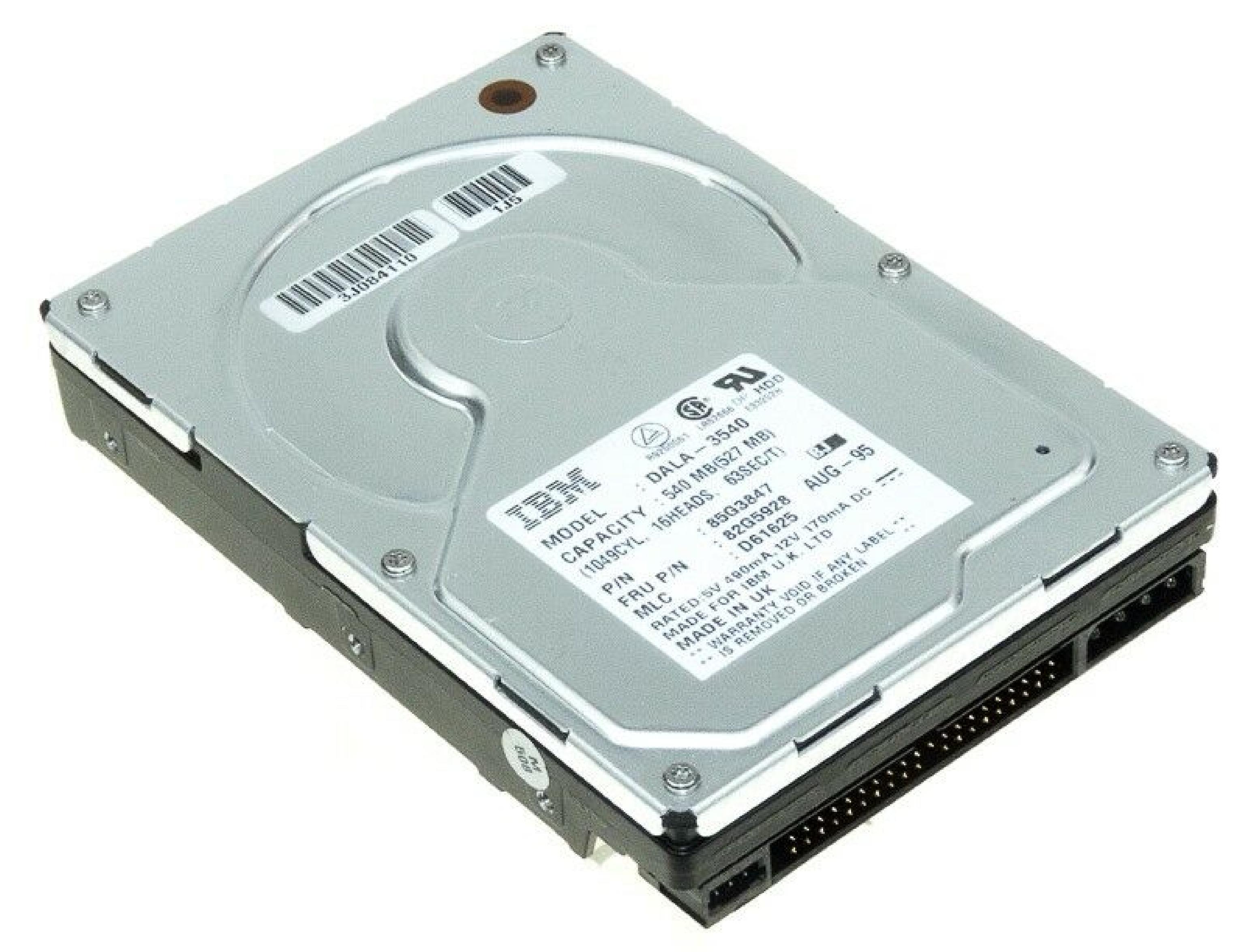 QUANTUM / IBM 82G5928 540MB IDE DRIVE 3.5 3.5INCHES