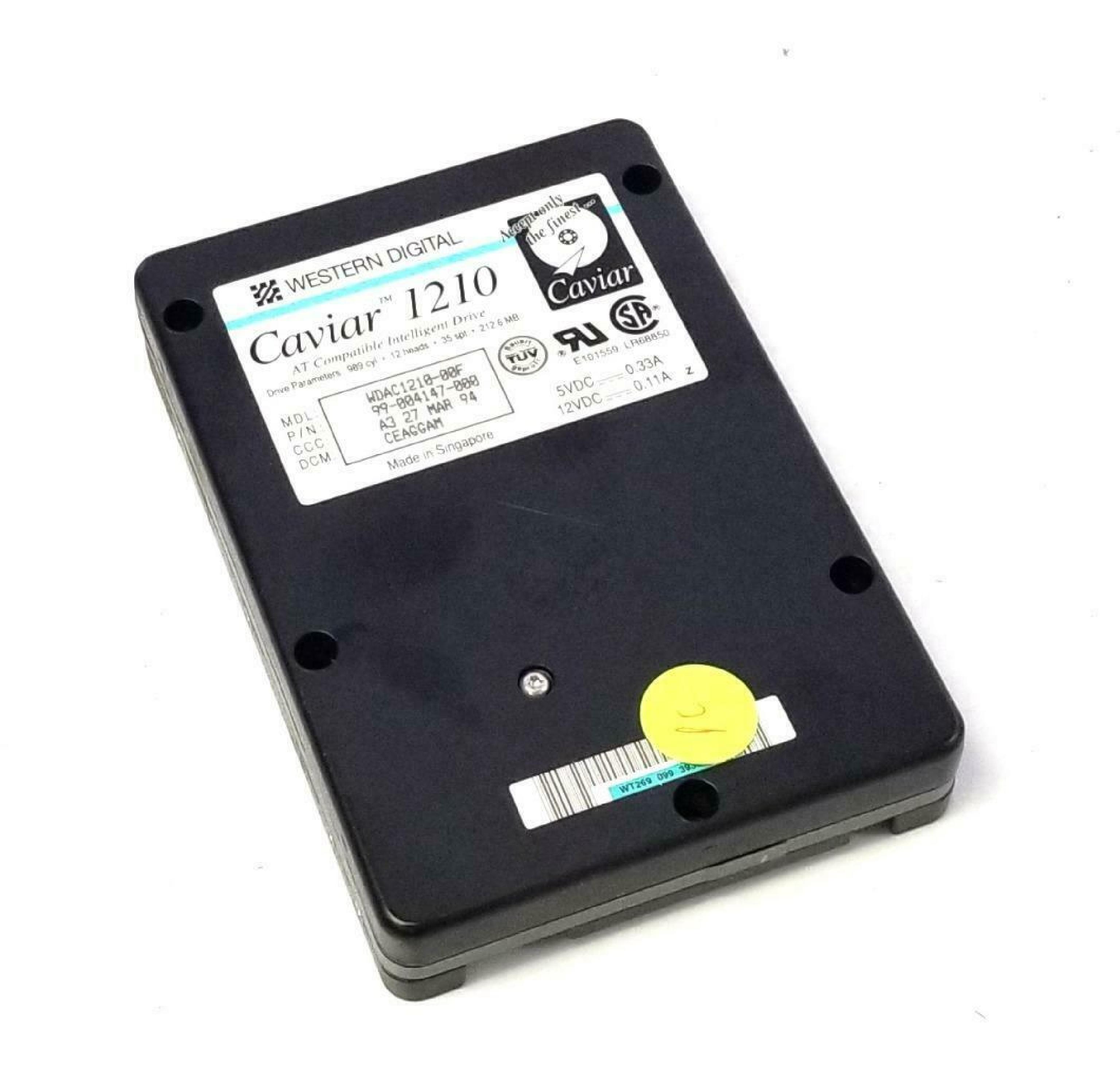 WESTERN DIGITAL / WD CAVIAR 1210 212.6MB IDE 3.5 INCH HARD DRIVE