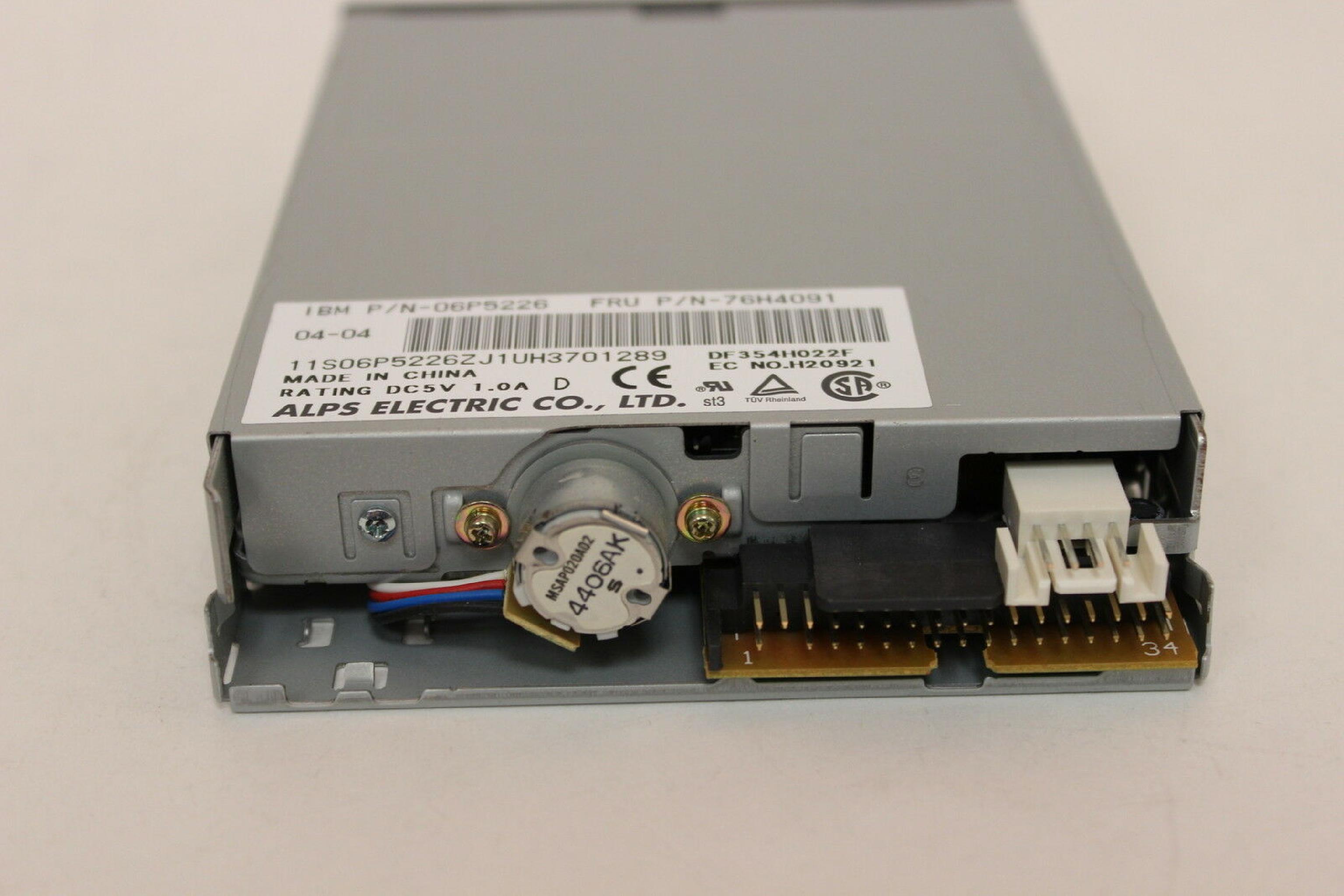 IBM / SONY 76H4091 1.44 FLOPPY DRIVE INTERNAL INTELLISTATION FRU: 76H4091, PN: 02K3488 DISK