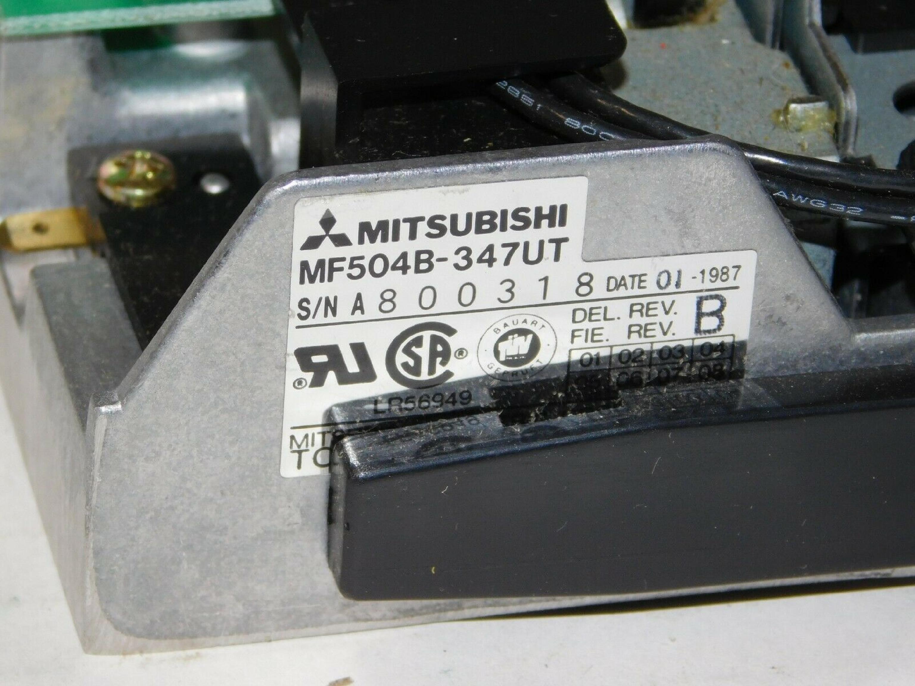 MITSUBISHI MF504B-347UT FLOPPY 5.25 GREY HH