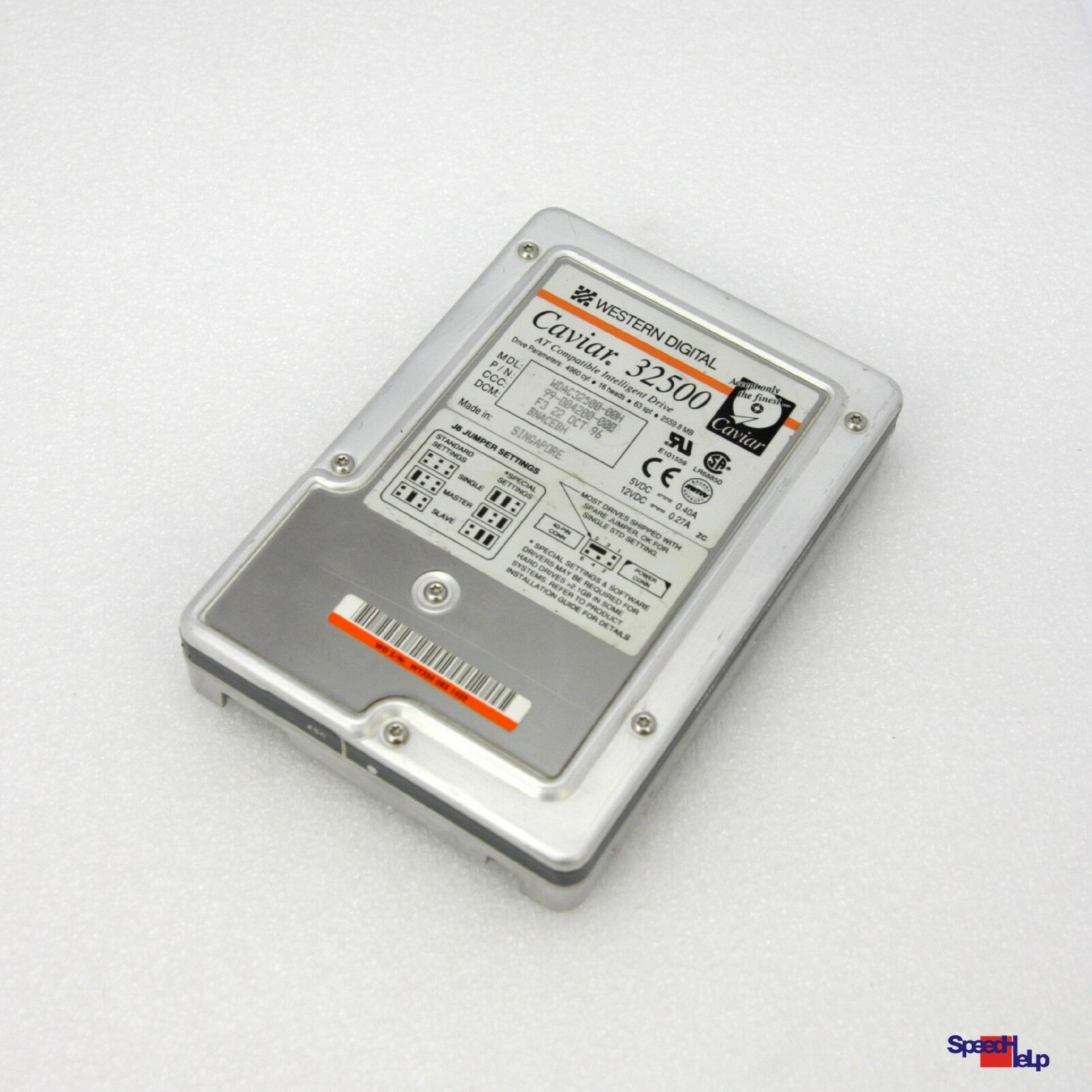 WESTERN DIGITAL / WD WDAC32500-00H 2.5GB IDE 3.5 INCH HARD DRIVE