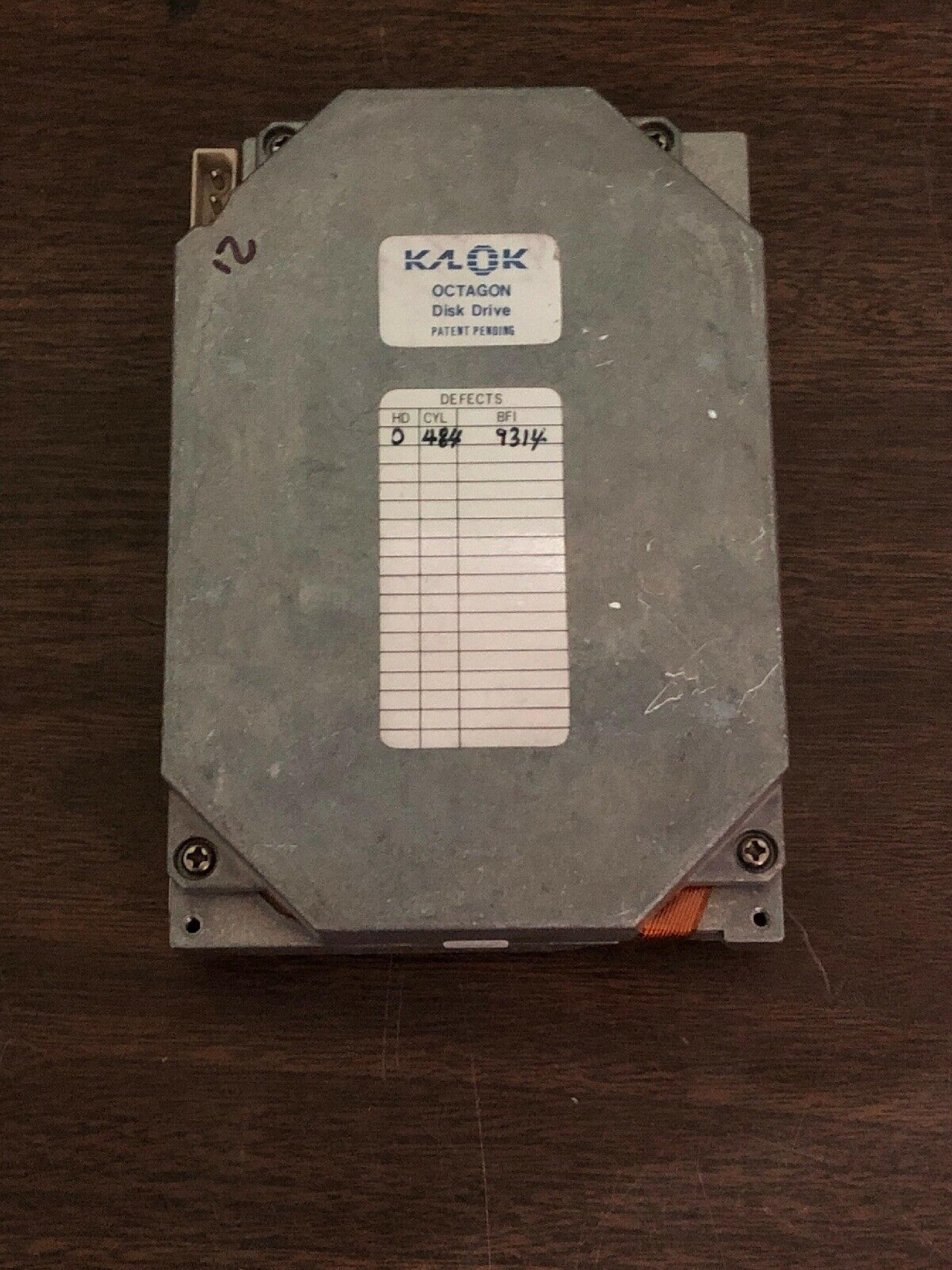 KALOK KL320 20MB MFM 3.5 INCH HH HARD DRIVE