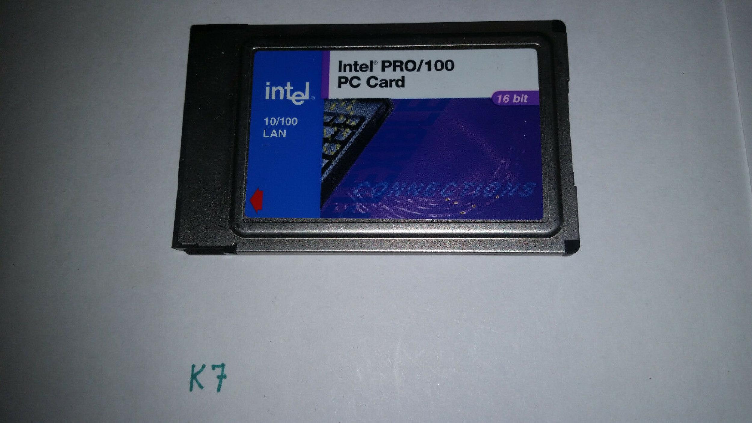 INTEL 670666-003 10/100 LAN PRO/100 PC CARD ETHER EXPRESS PCMCIA 16BIT