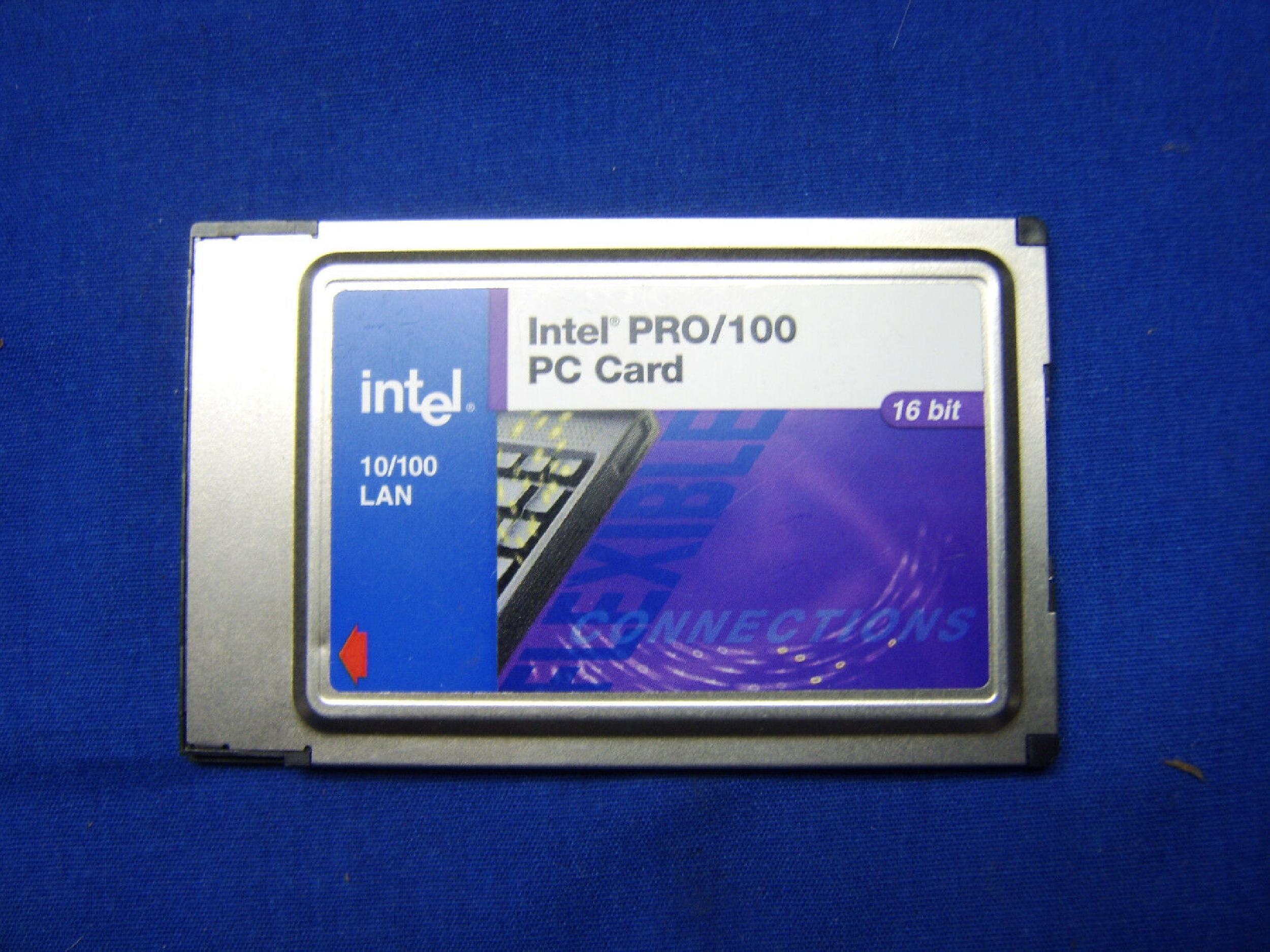 INTEL 670666-003 10/100 LAN PRO/100 PC CARD ETHER EXPRESS PCMCIA 16BIT