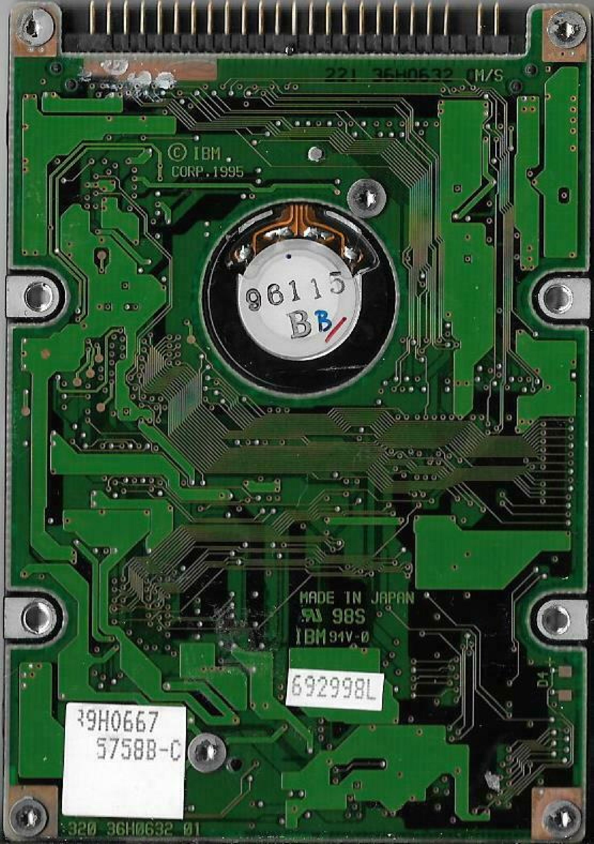 IBM DSOA-21080 1080MB 2.5 INCH IDE THINKPAD HARD DRIVE
