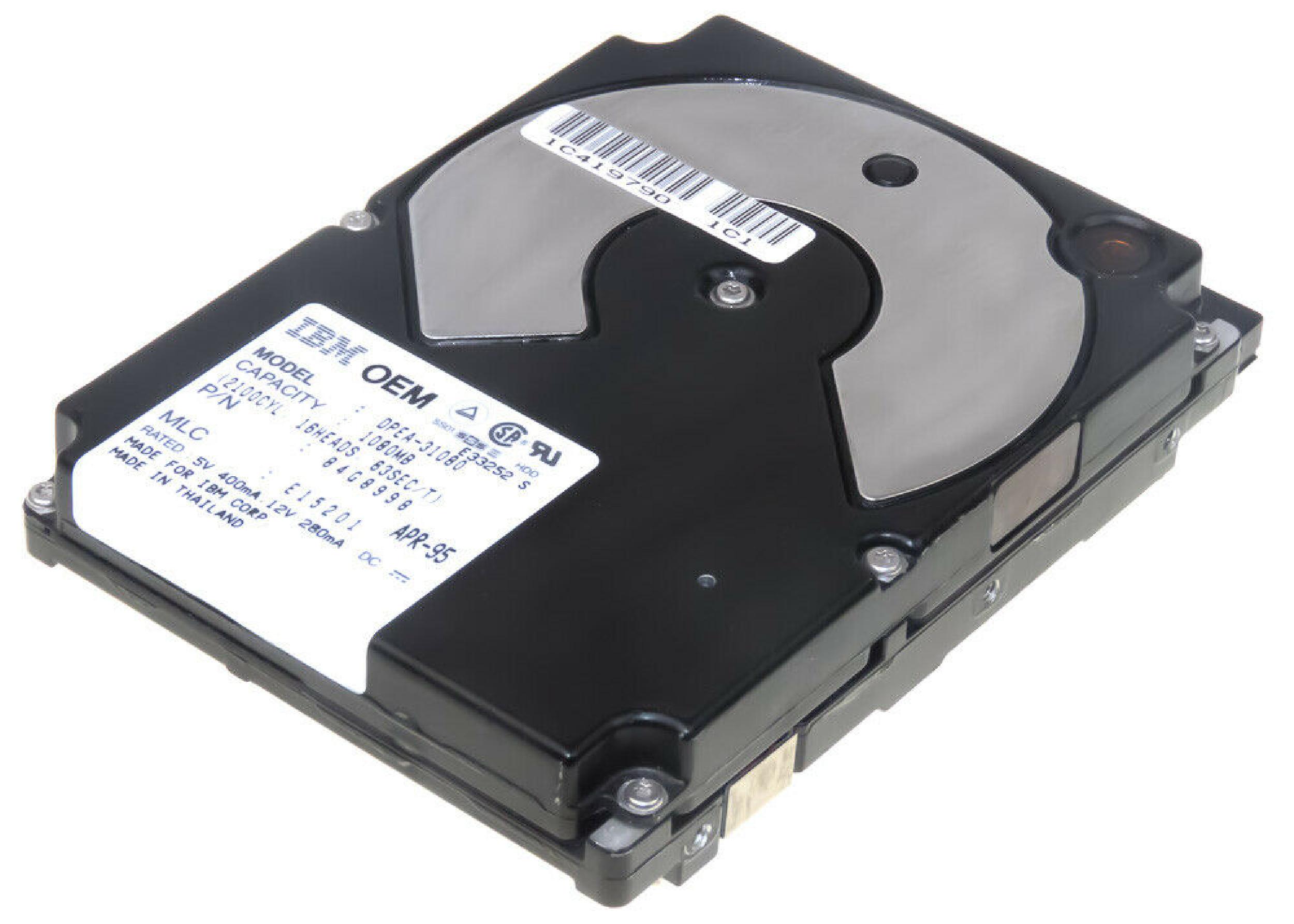 IBM DPEA-31080 1080 MB AT IDE 3.5 INCH HARD DRIVE