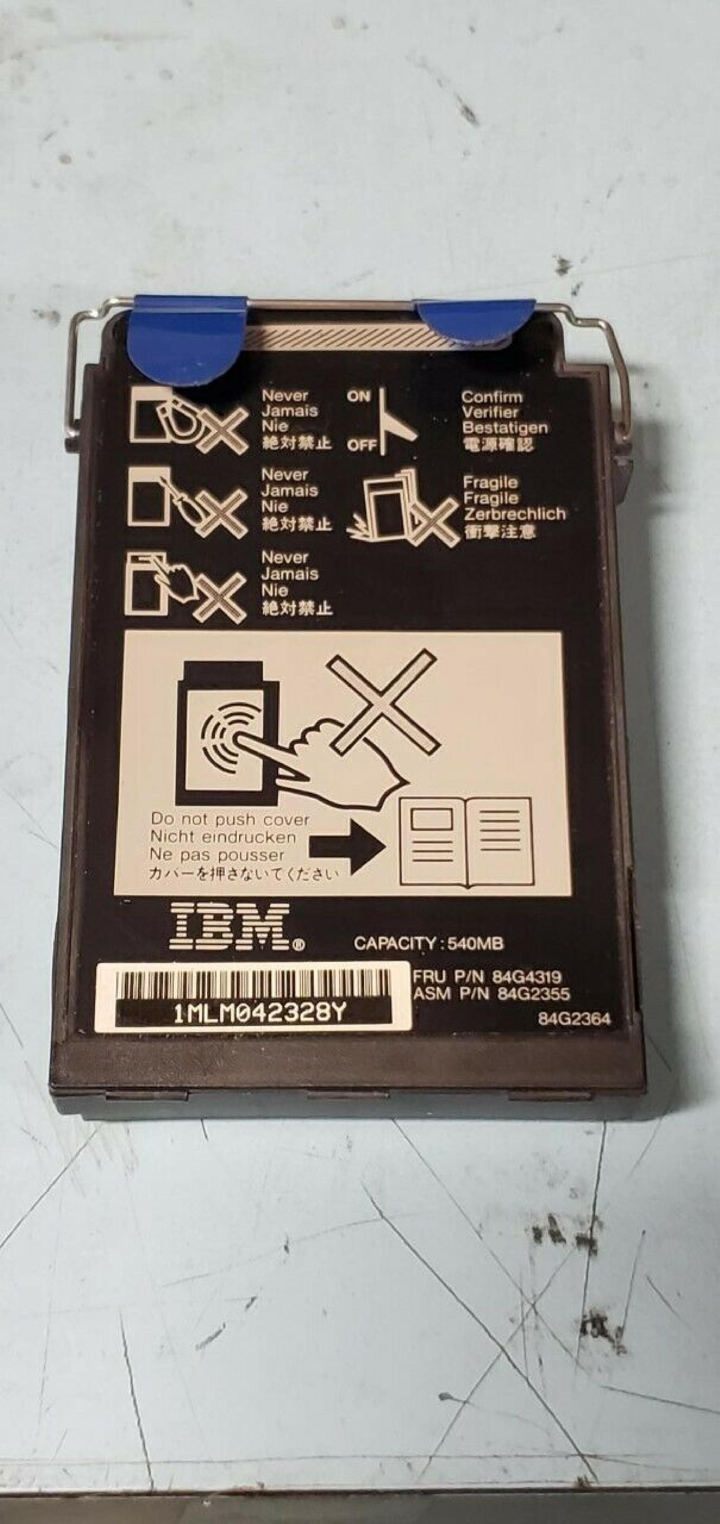 IBM 84G2355 540MB 2.5 INCH IDE HARD DRIVE