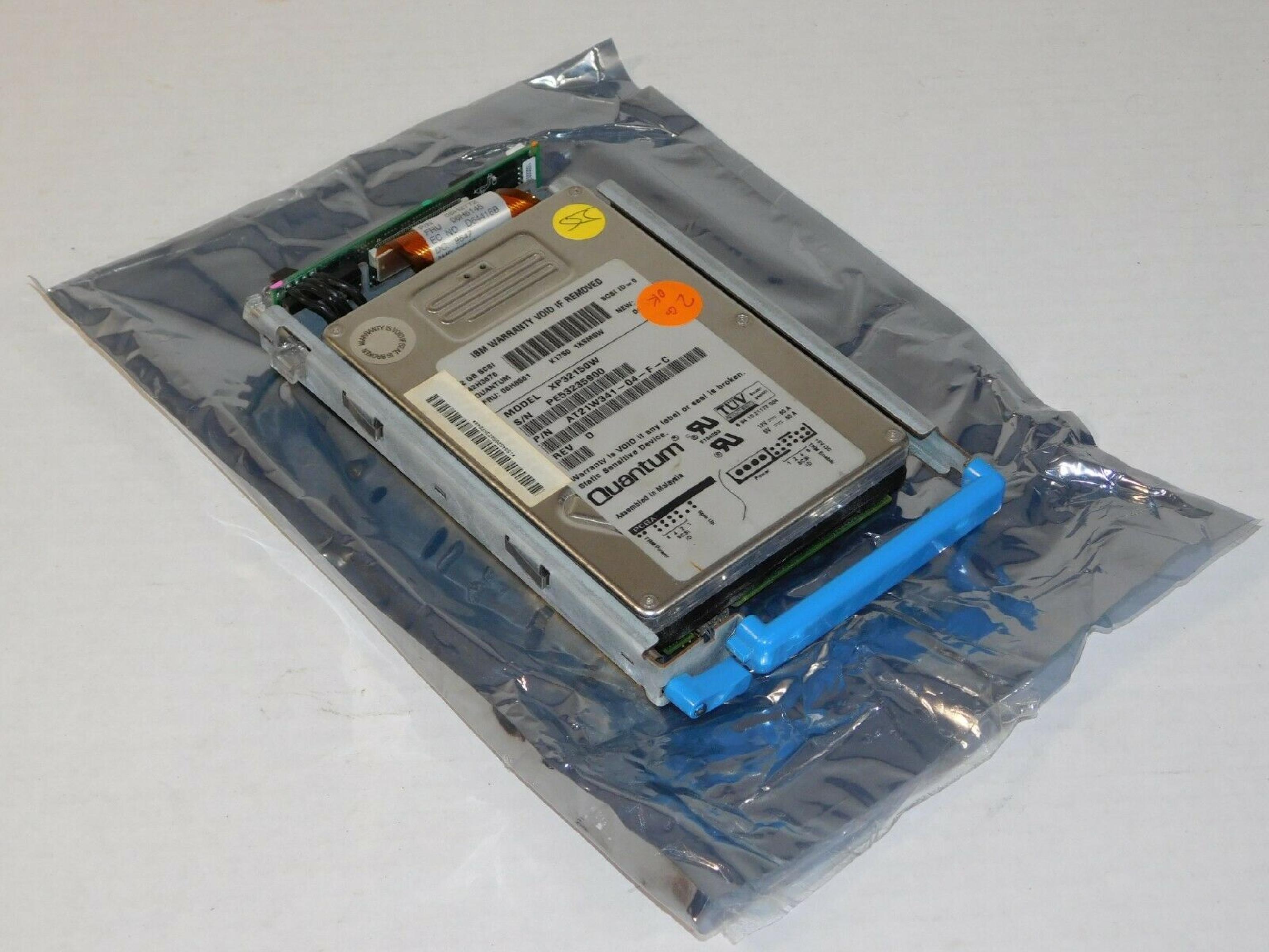 IBM / QUANTUM XP32150W 2.5GB 68 PIN FAST WIDE SCSI DRIVE - TESTED 68PIN REV H