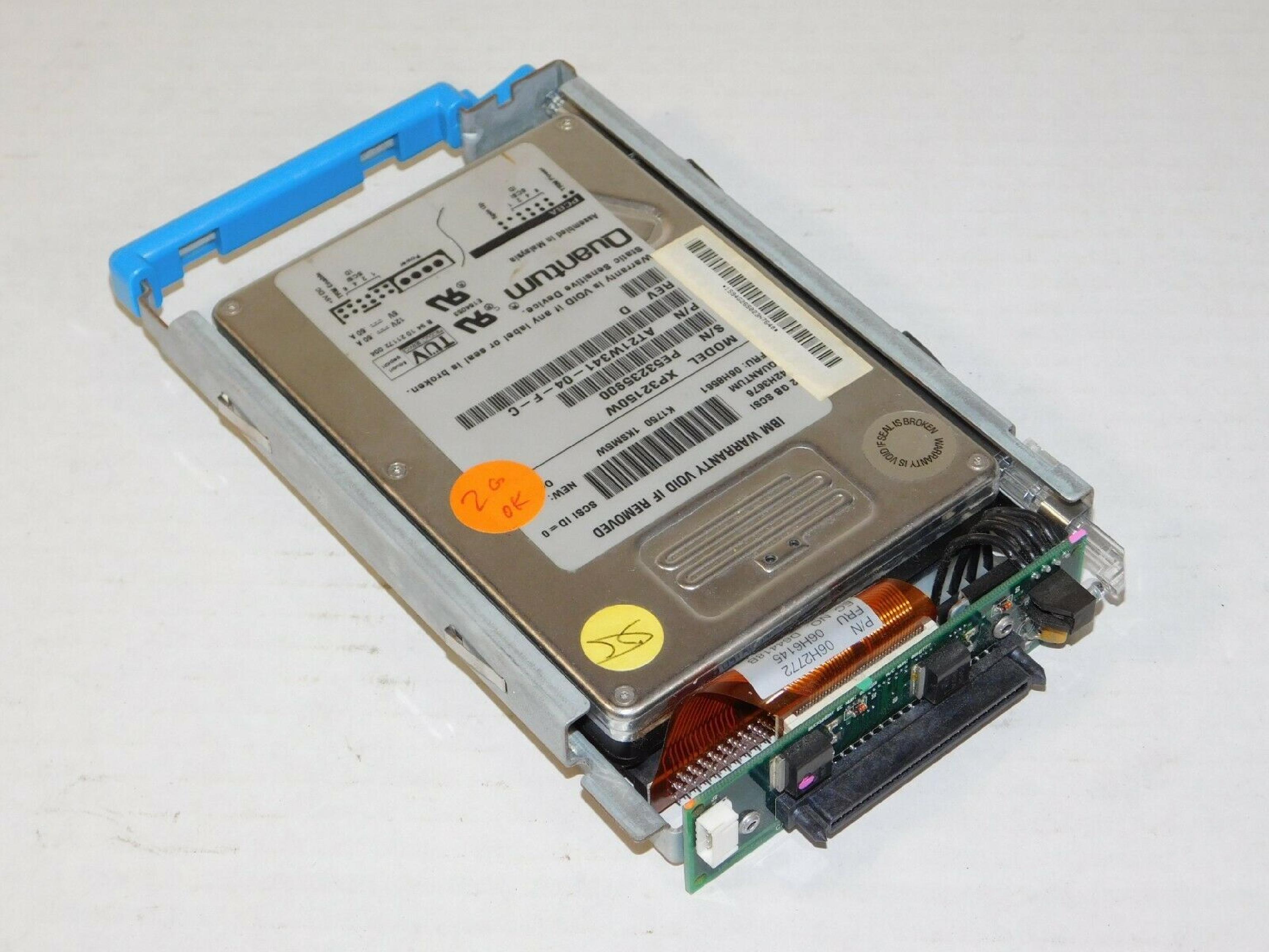 IBM / QUANTUM XP32150W 2.5GB 68 PIN FAST WIDE SCSI DRIVE - TESTED 68PIN REV H