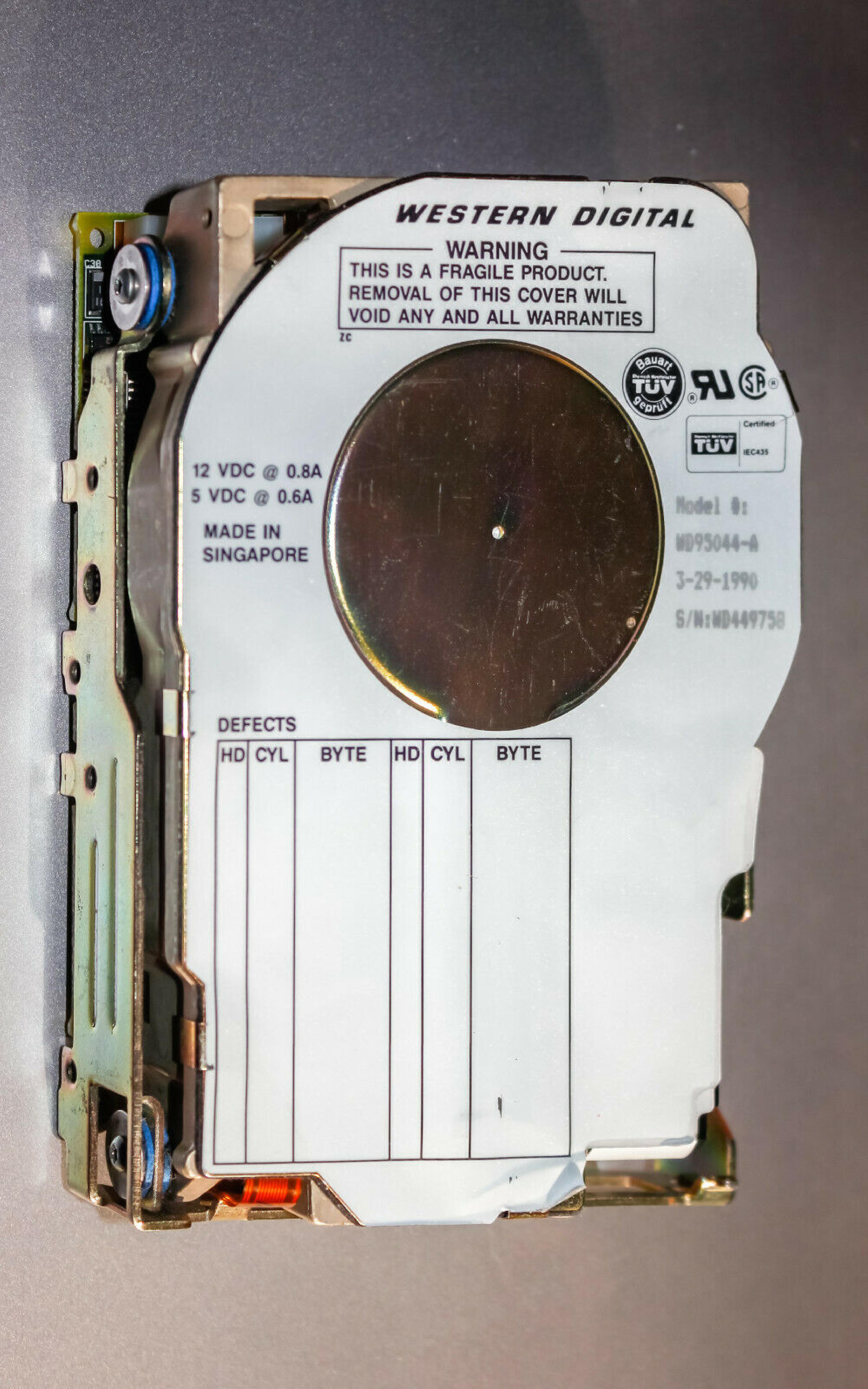 WESTERN DIGITAL / WD WD95044-A 43MB 3.5IN IDE HH HARD DRIVE