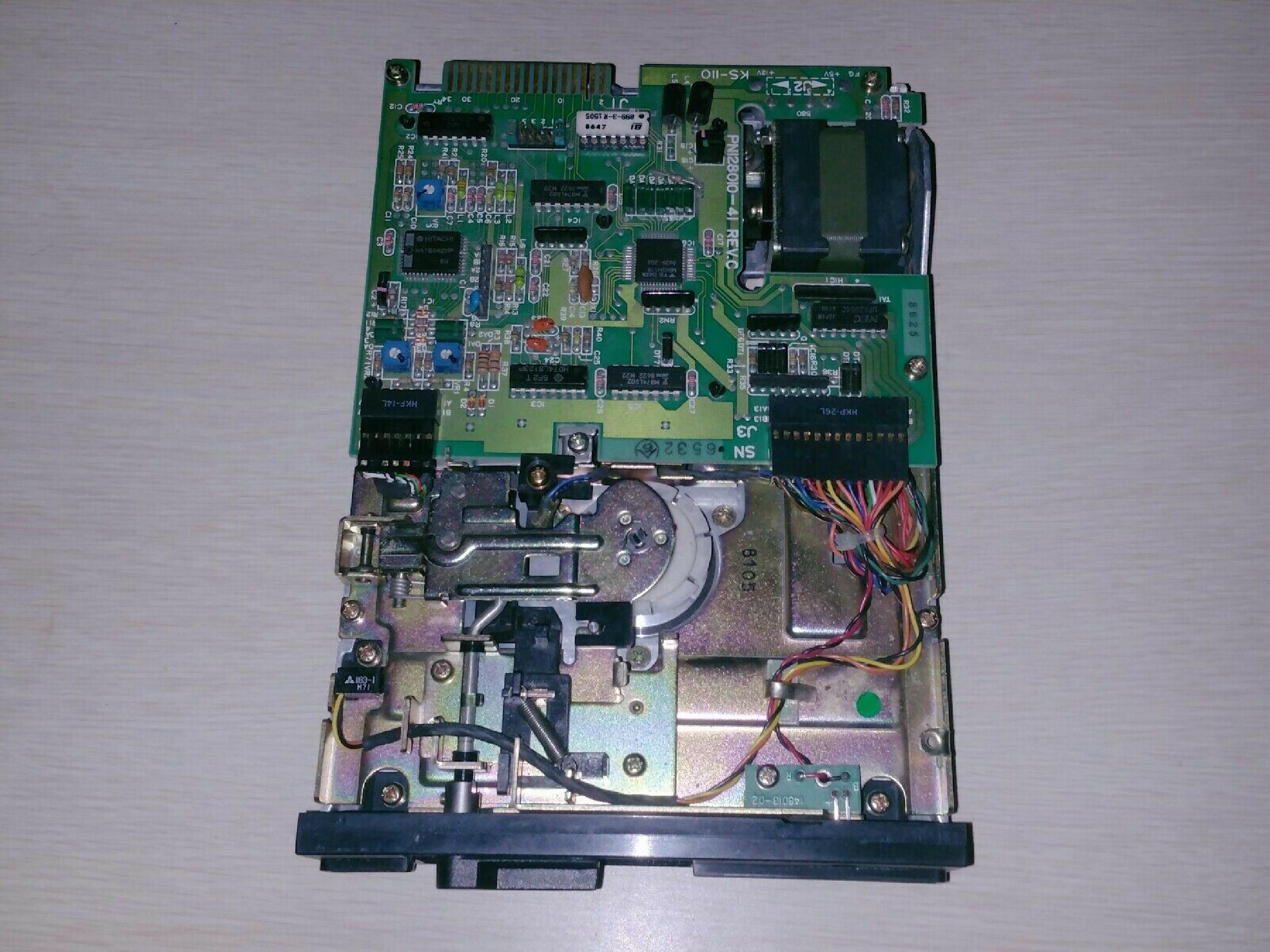 IBM YD-580 CLONE BLACK HH 5.25 FLOPPY YD-580 1354 5.25INCH 320/360KB Floppy Drive TAN FACE PLATE