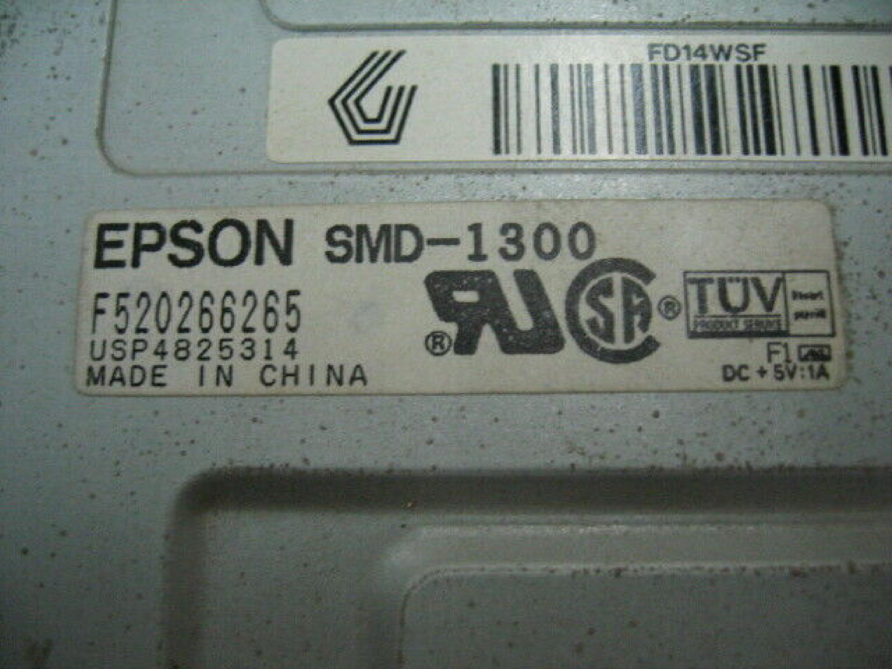 EPSON SMD-1300 FLOPPY DRIVE PULLED FROM SABRE MFP/425 S+