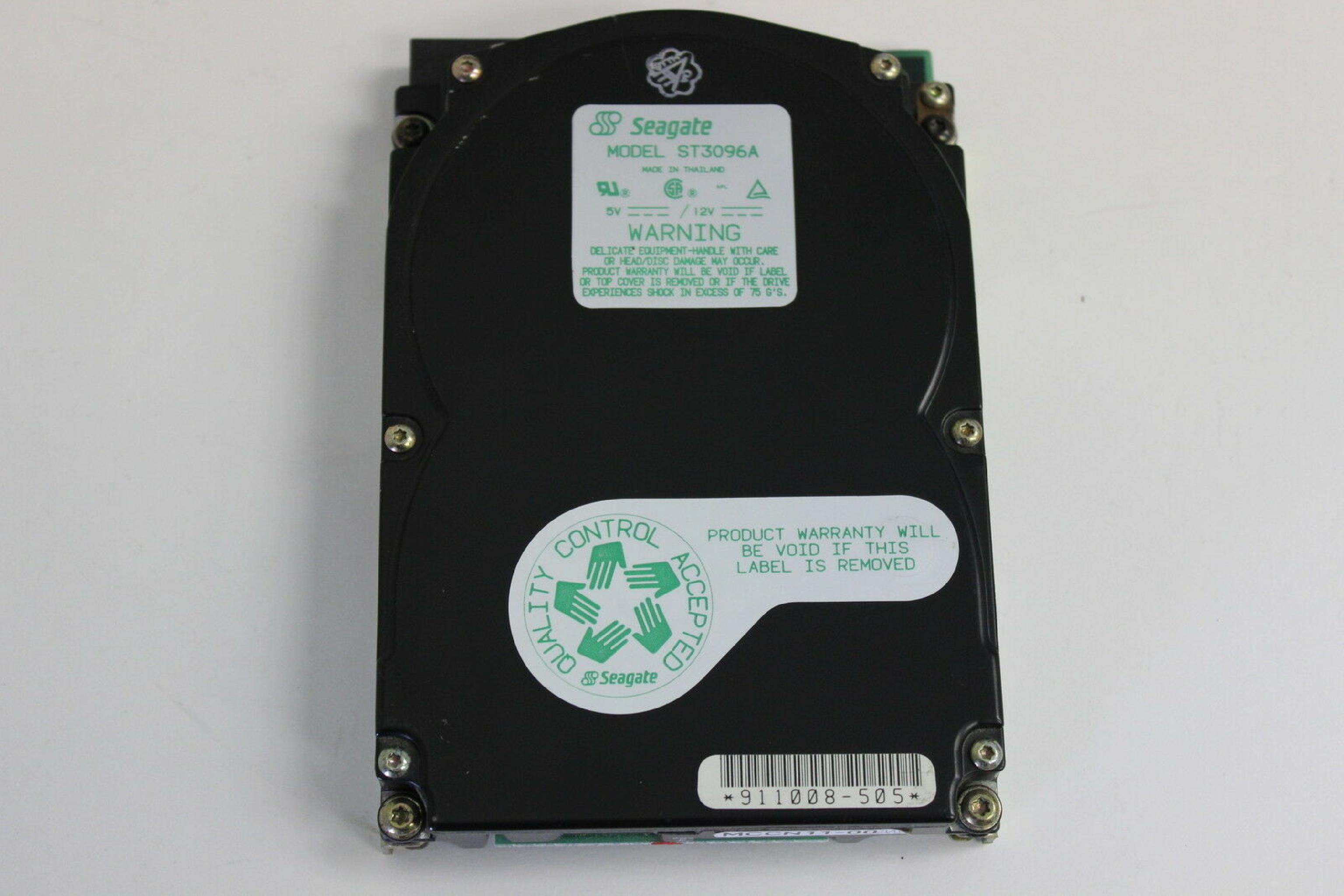 SEAGATE ST3096A 89MB IDE 3.5 INCH HARD DRIVE